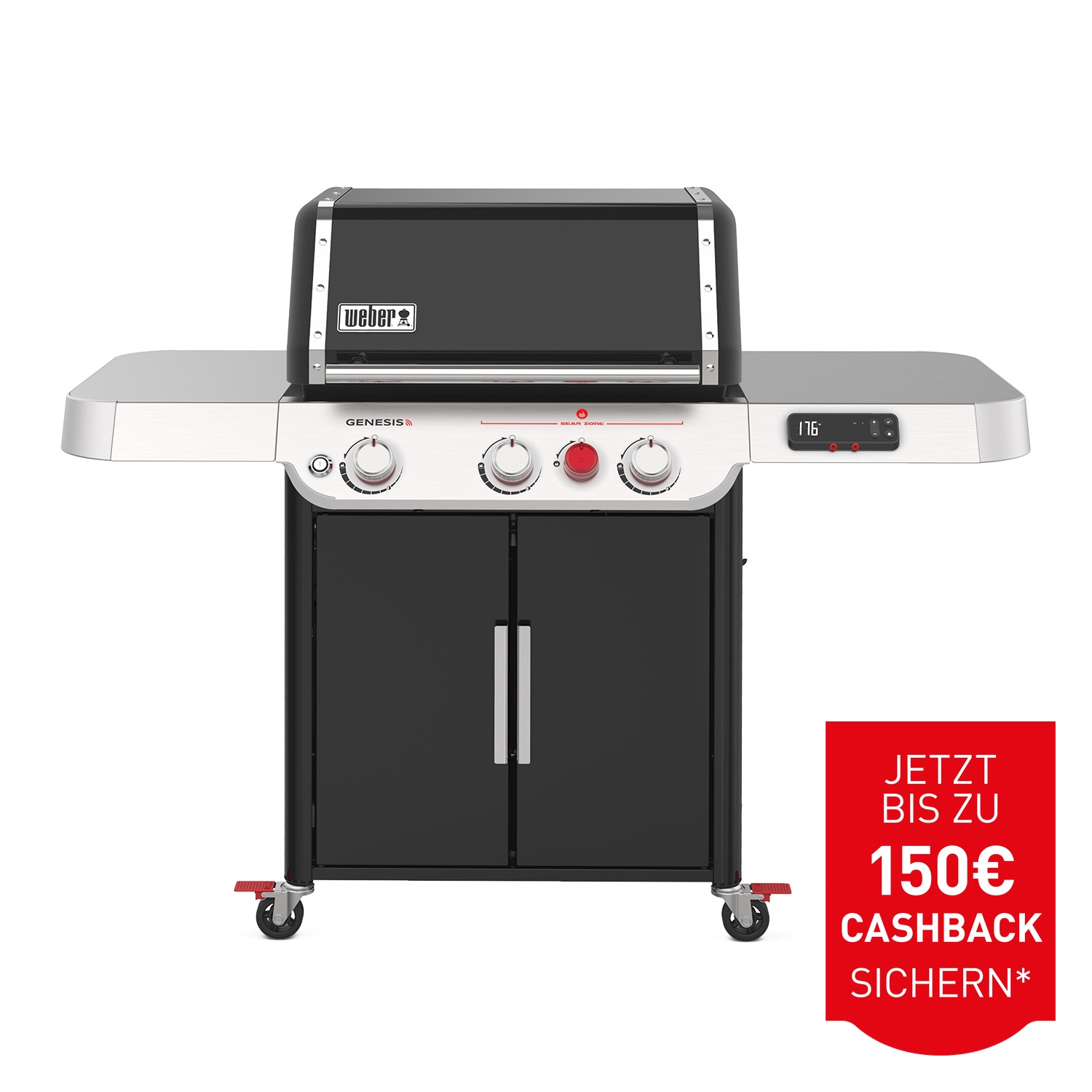 Weber Genesis EX-325S Smart Gas-Grillstation Schwarz