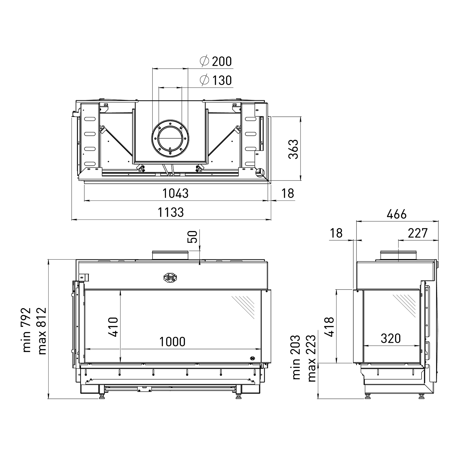 Spartherm DRU Metro 100XT2-41 RCH Gas-Kamineinsatz links Ceraglas schwarz G31 Spartherm DRU Metro 100XT2-41 RCH Gas-Kamineinsatz links Ceraglas schwarz G31