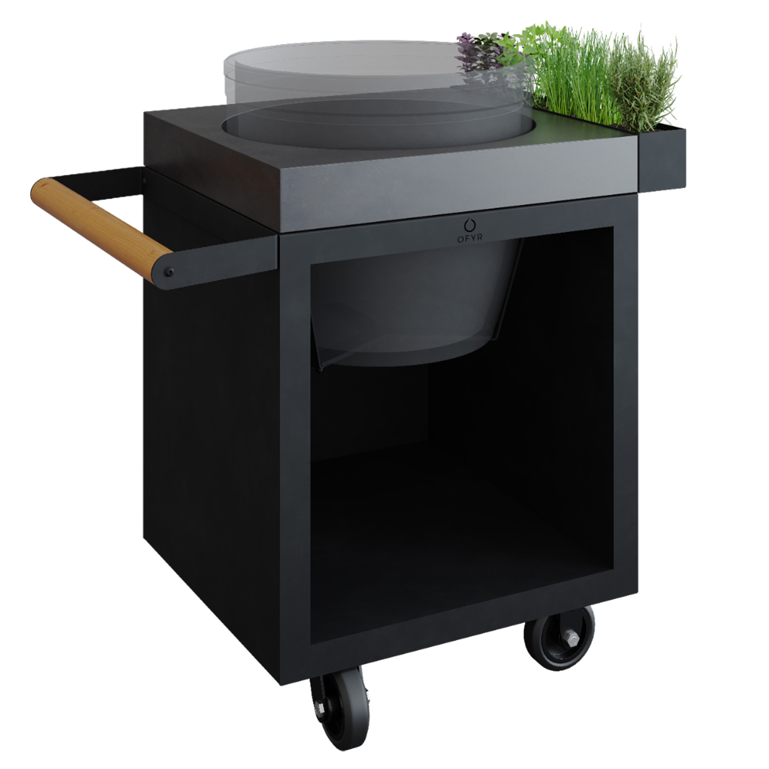 OFYR Sockel Schwarz 65 PRO Concrete für Kamado TB OFYR Sockel Schwarz 65 PRO Concrete für Kamado TB