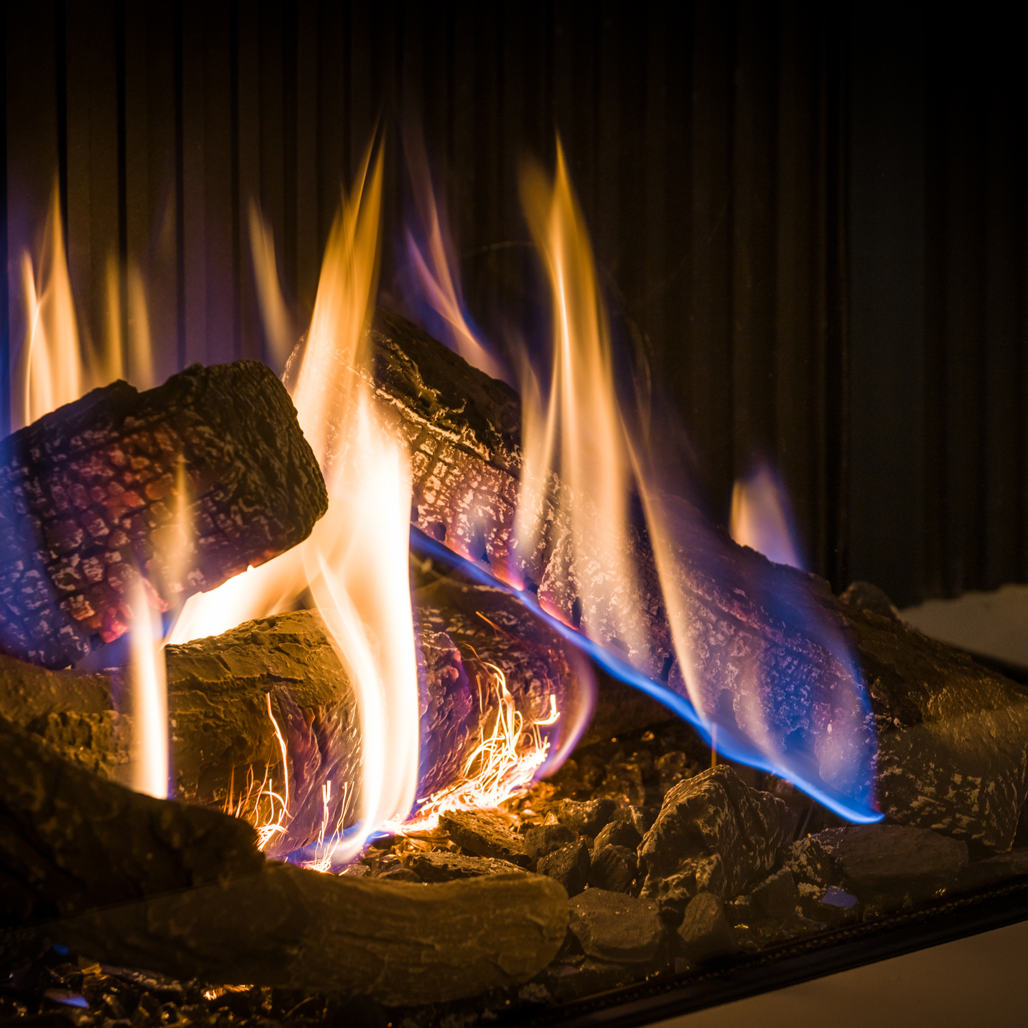 Trimline Fires Trimline 83 Panorama Gas Kamineinsatz G20