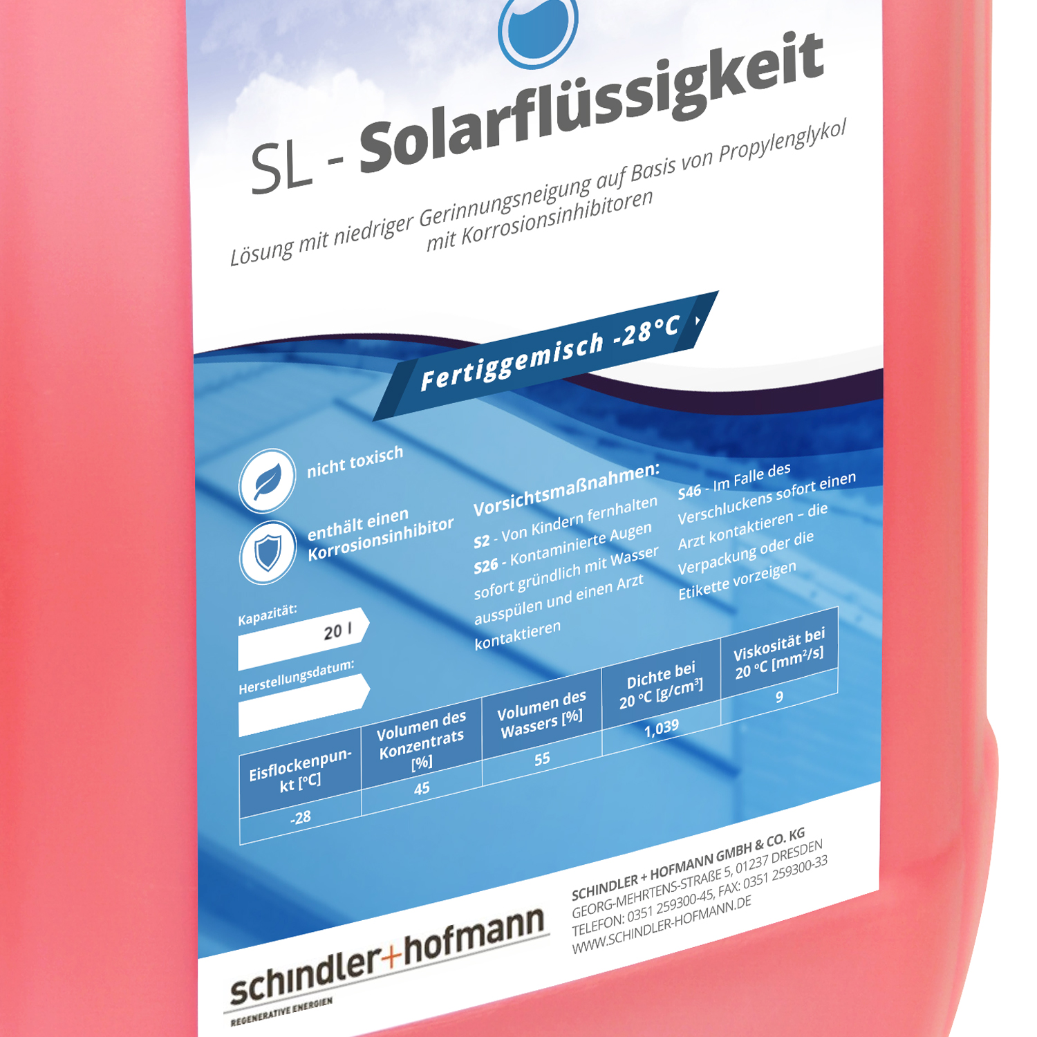 Solarflüssigkeit 20 Liter Solarflüssigkeit 20 Liter