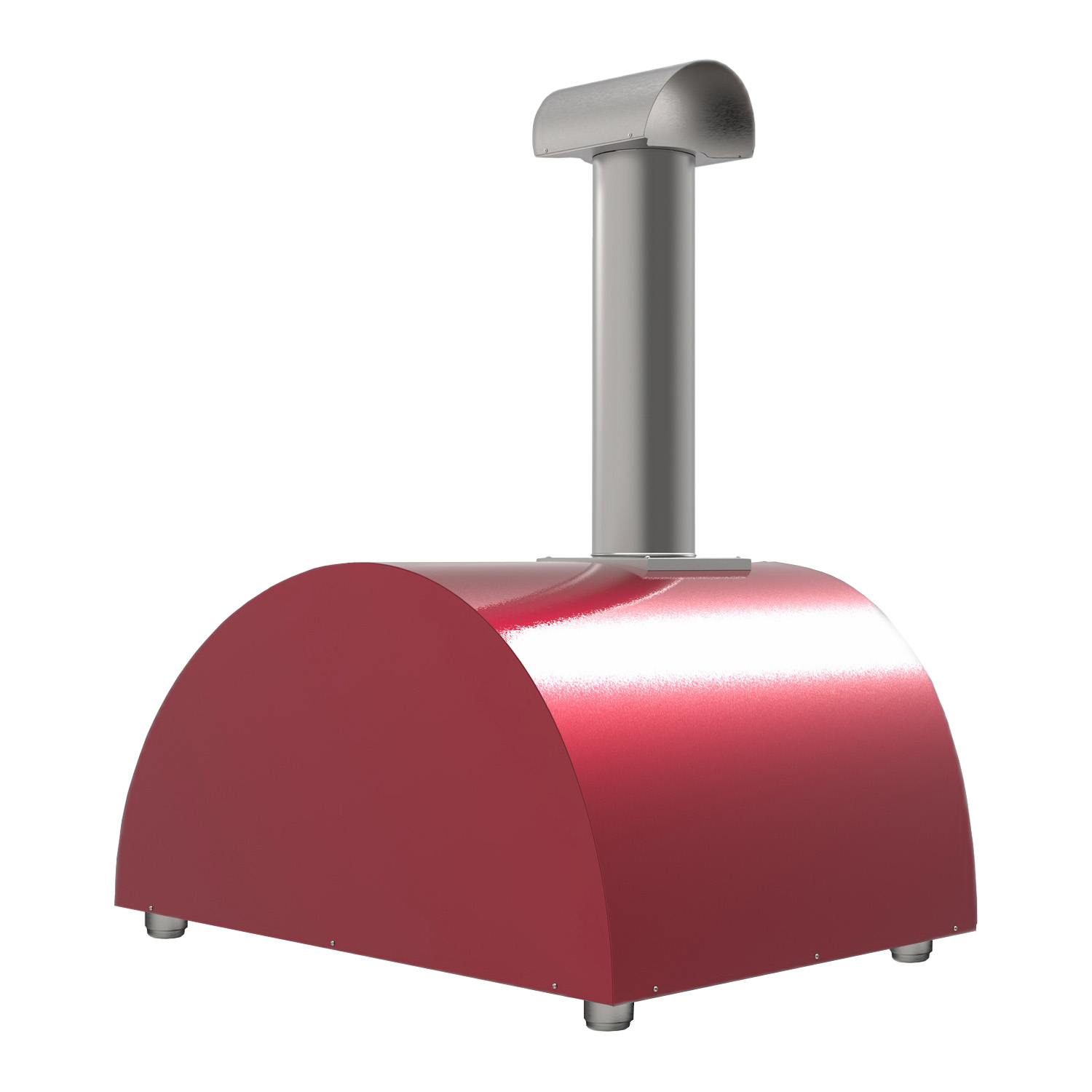 Alfa Moderno 5 Pizze Pizzaofen Holz Antik Rot
