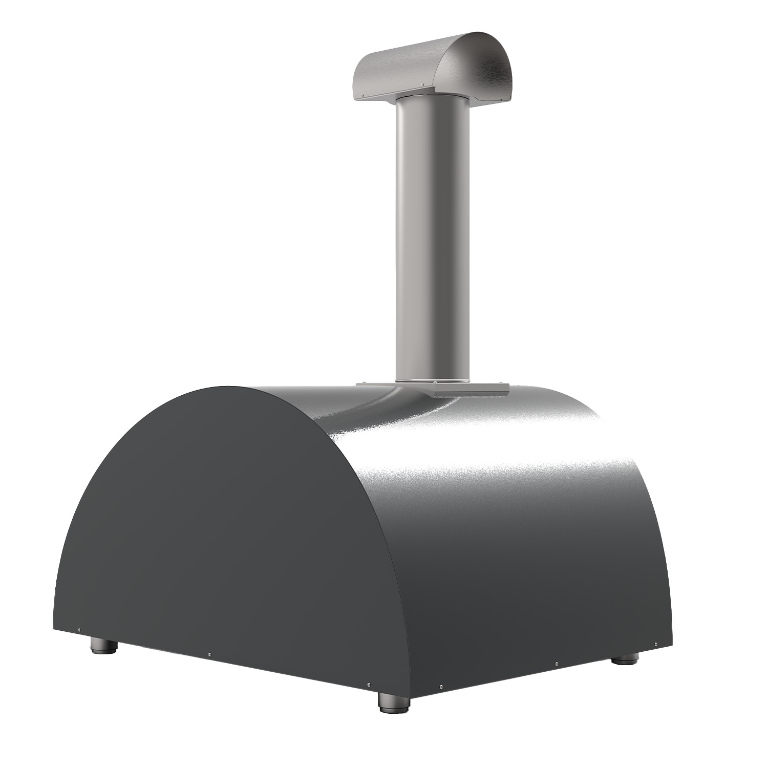 Alfa Moderno 5 Pizze Pizzaofen Holz Schiefer Grau