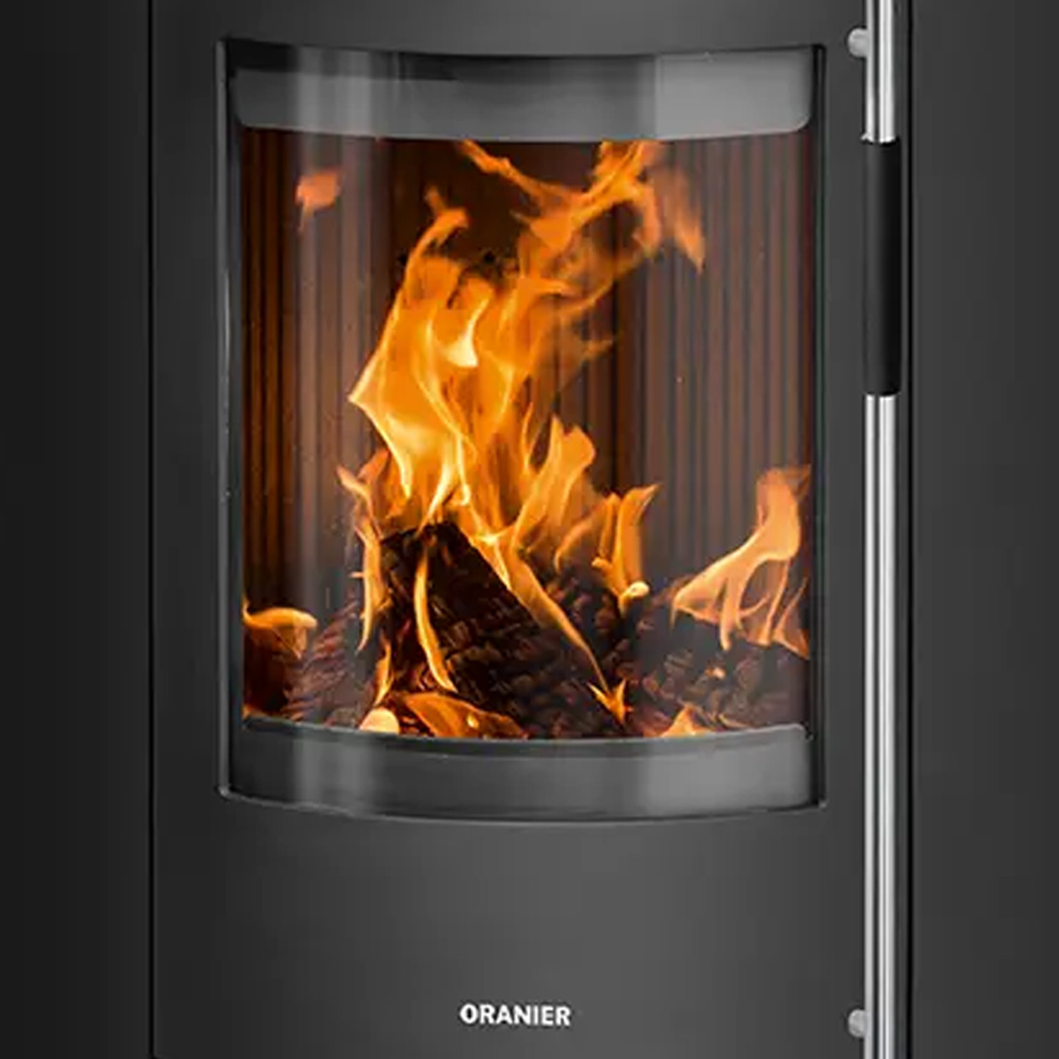 Oranier Polar Neo Eck Kaminofen Stahl Schwarz