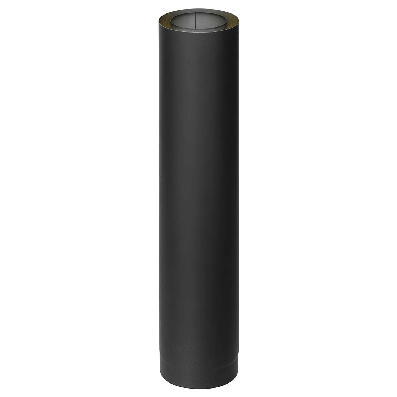 Raik Coltherm Rohr 150mm schwarz doppelwandig L: 1000mm für Rauchrohr / Ofenrohr