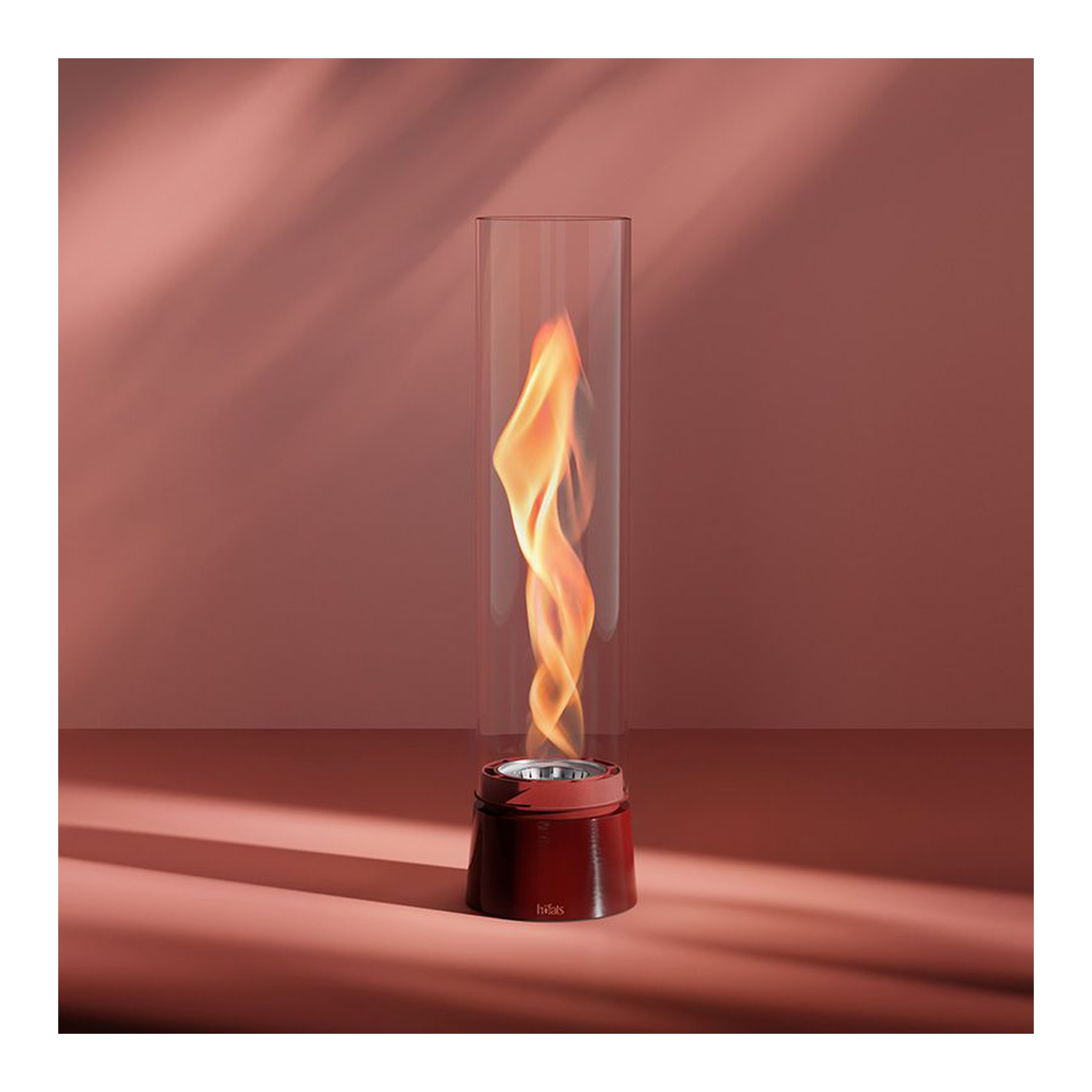 höfats SPIN air 1200 Tischfeuer Emaille rot