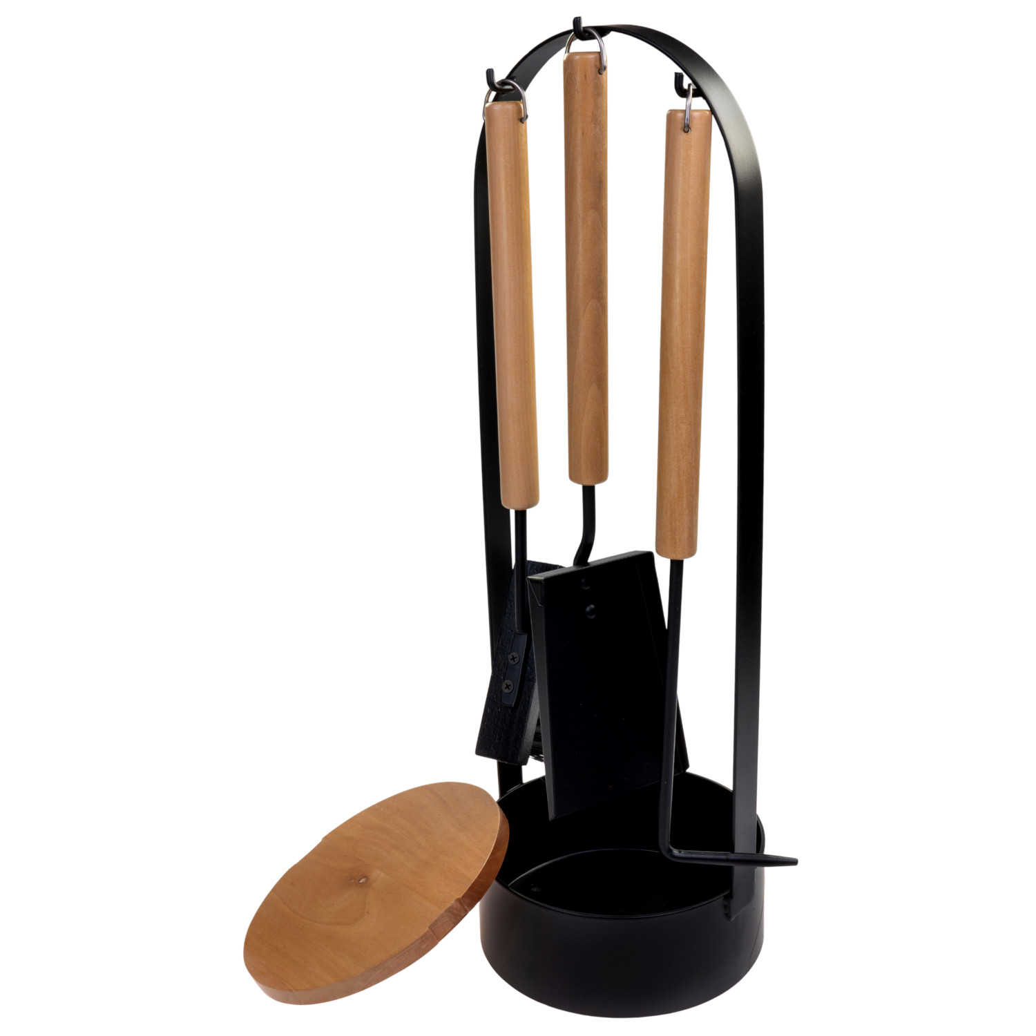 Raik Kaminbesteck Valentin Set 4-teilig Schwarz