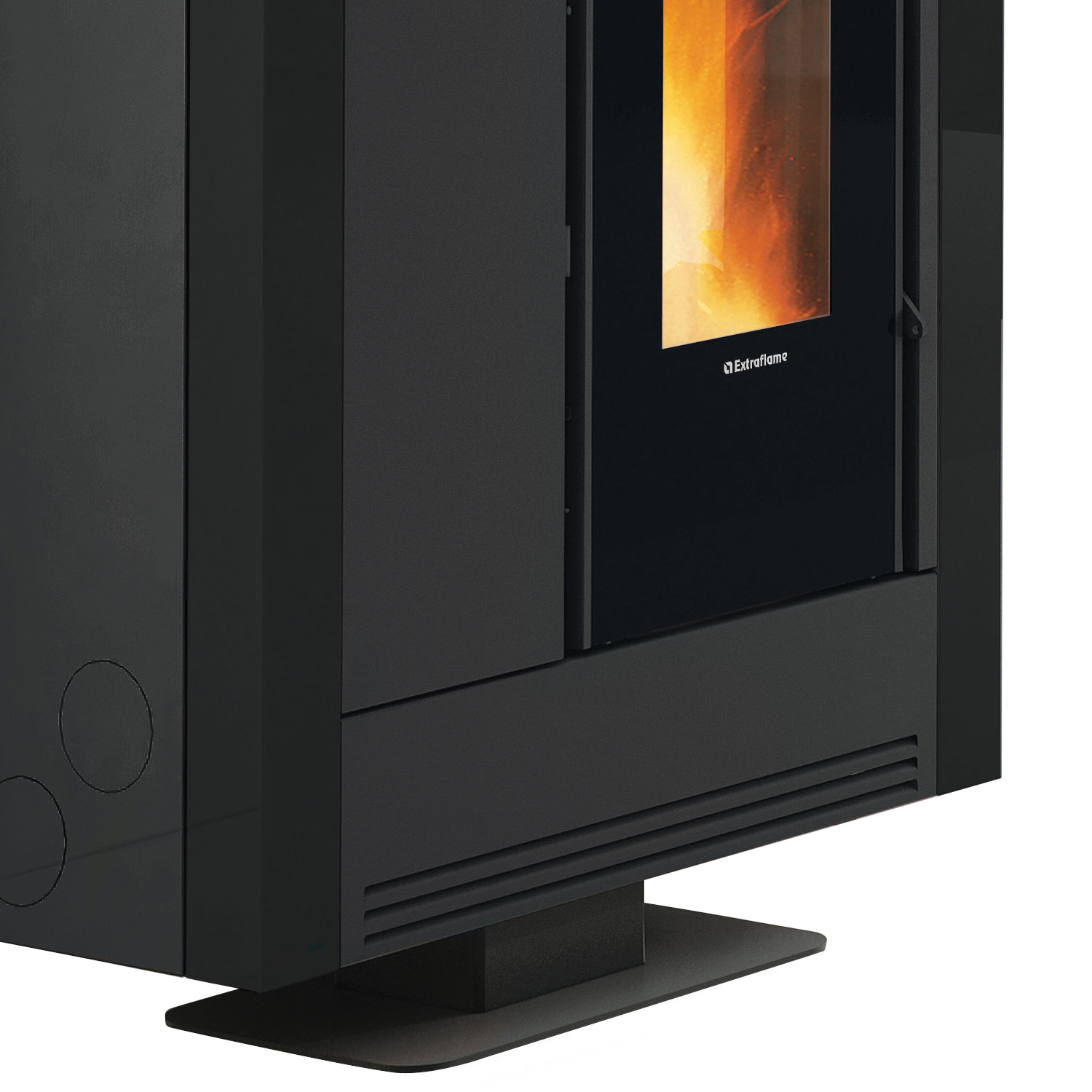 Extraflame Souvenir Plus Steel 5.0 Pelletofen Schwarz
