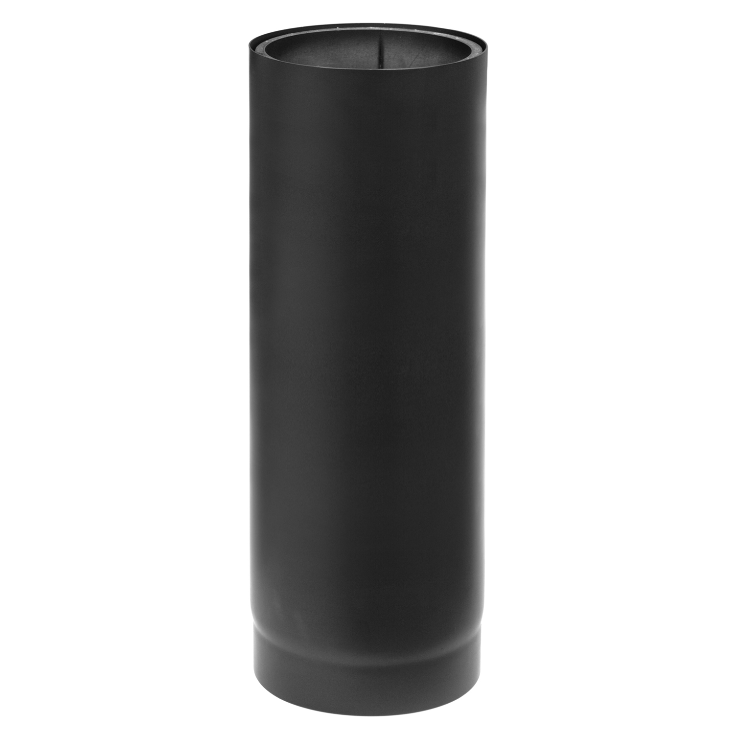 Raik Izoker Längenelement 150mm schwarz doppelwandig L: 500mm für Rauchrohr / Ofenrohr