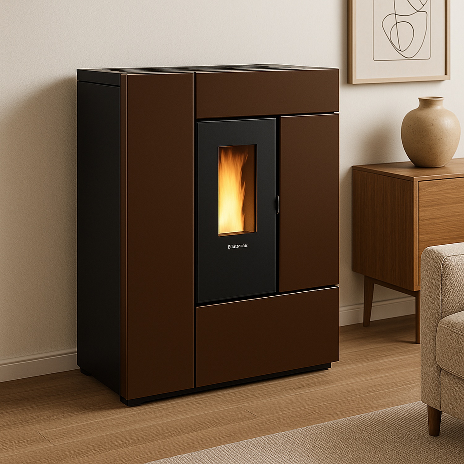 Extraflame GABRIELLA PLUS - Bronze Pelletofen EVOLUTION LINE