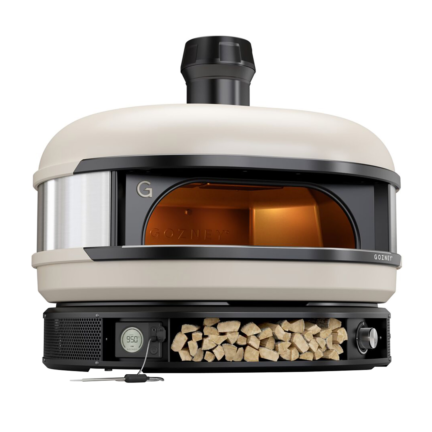 Gozney Dome Dual-Fuel Pizzaofen Creme + Ventura Pizza-Set (4-tlg.) gratis