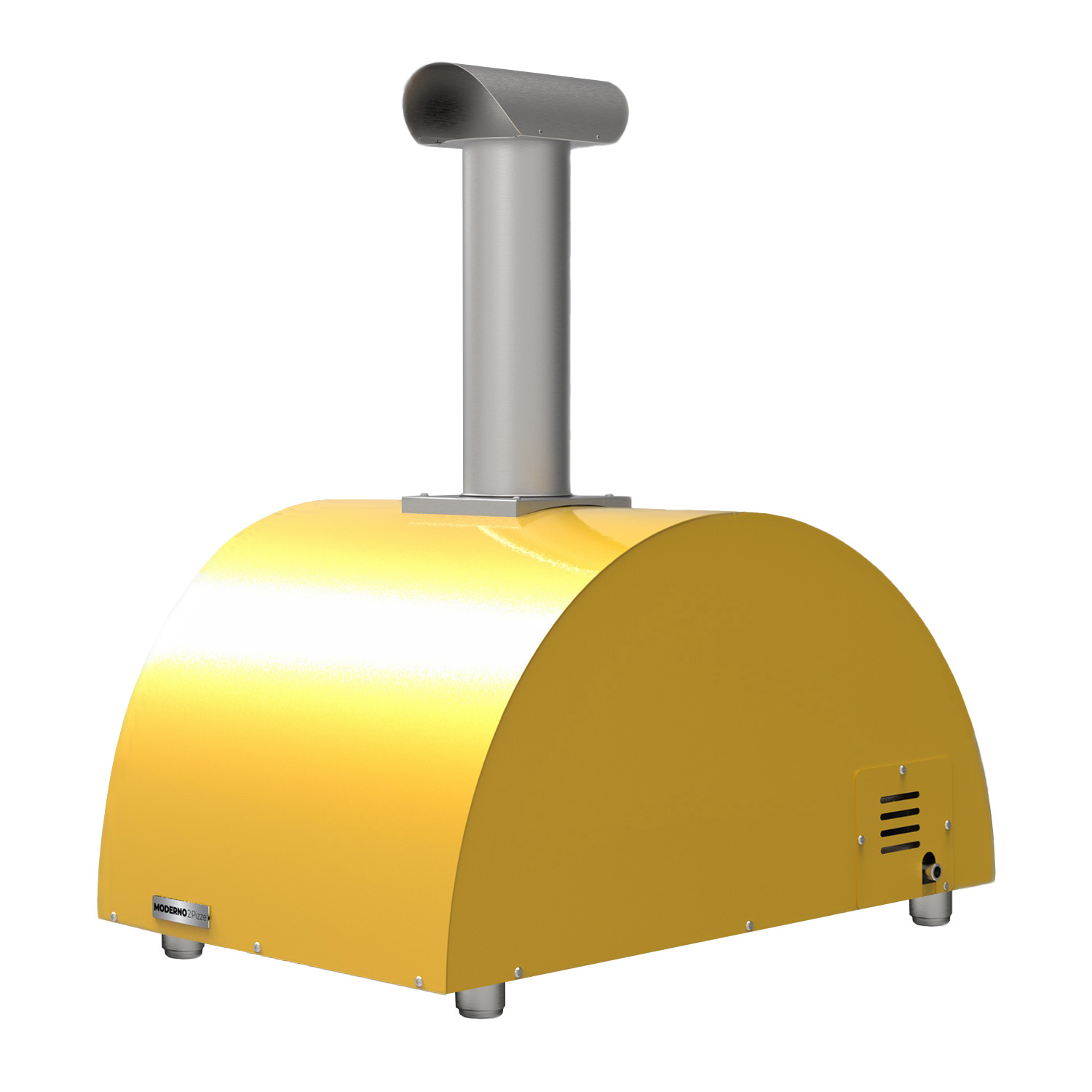 Alfa Moderno 2 Pizze Pizzaofen Hybrid Fire Yellow