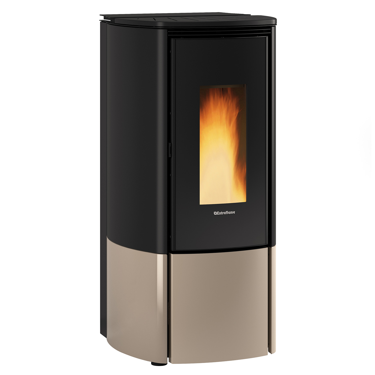 Extraflame Evolution Line Katia 11 Pelletofen Stahl Taubengrau