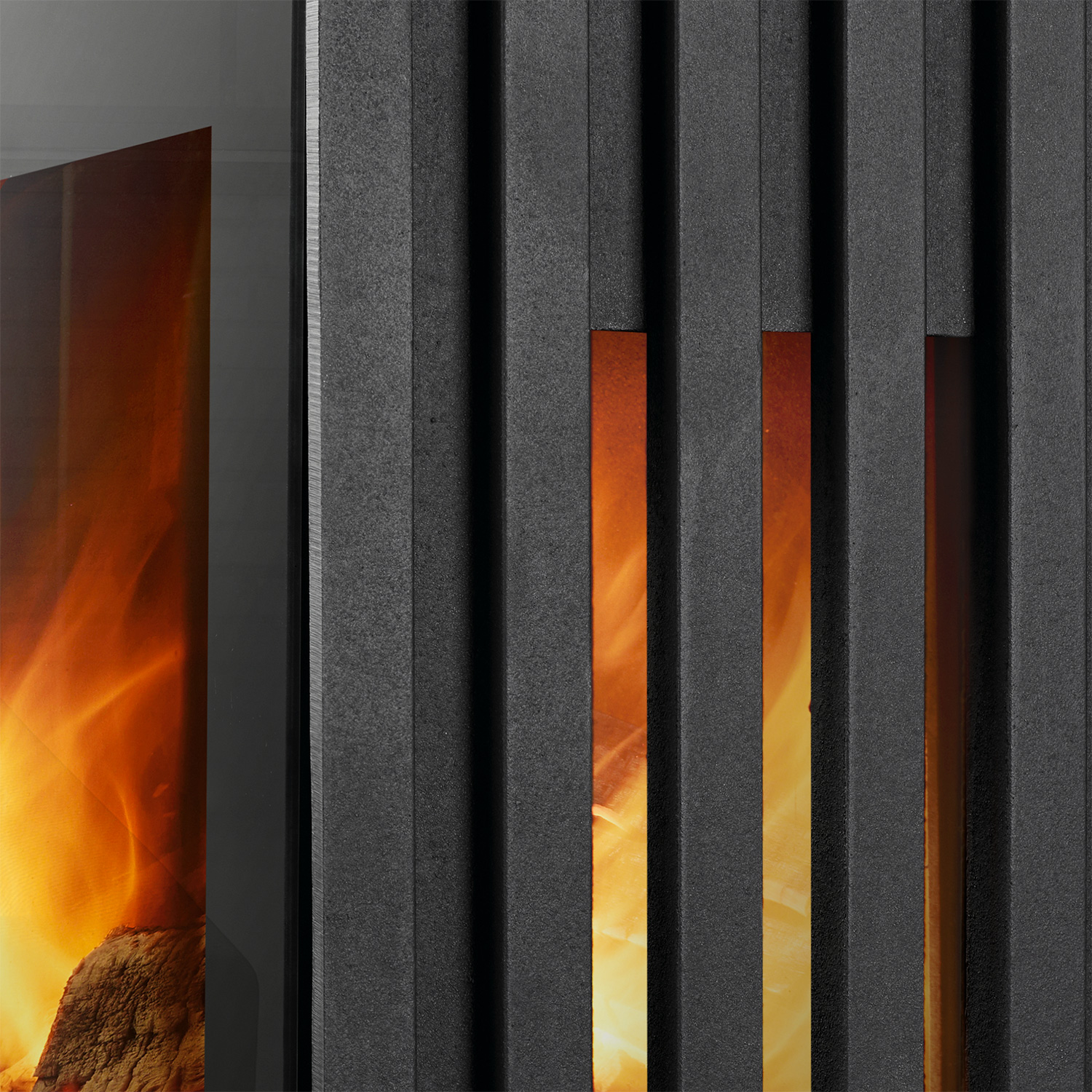 Hergom Glance LVP Kaminofen Gusseisen Schwarz Hergom Glance LVP Kaminofen Gusseisen Schwarz