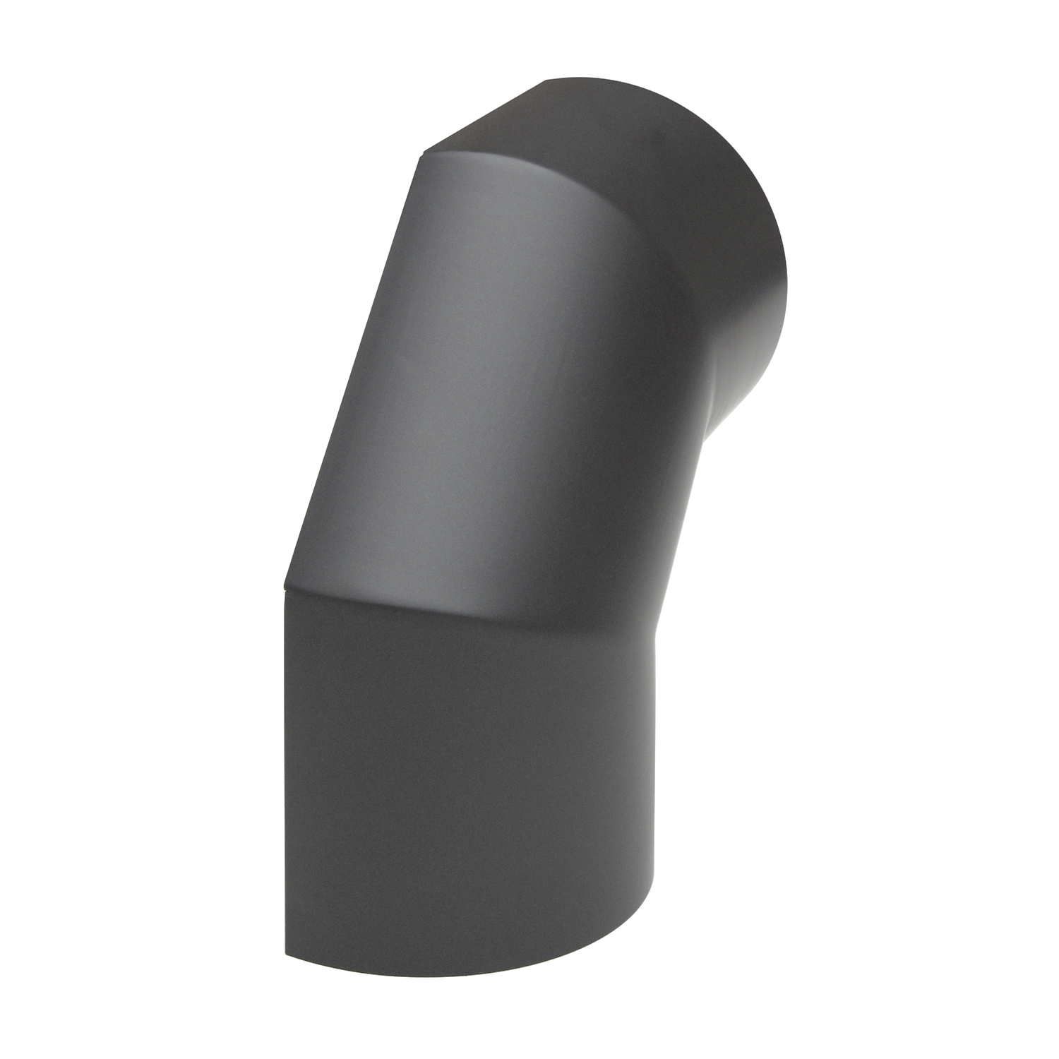 Raik Basic Thermoschild 120mm gussgrau seitlich für 3teiligen Bogen 90° für Rauchrohr / Ofenrohr