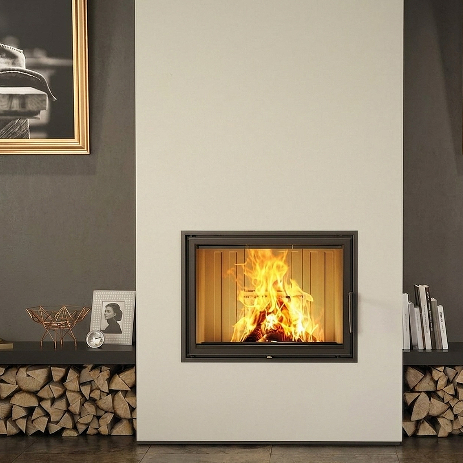 Spartherm Varia 1V Kamineinsatz links 1483 180 mm