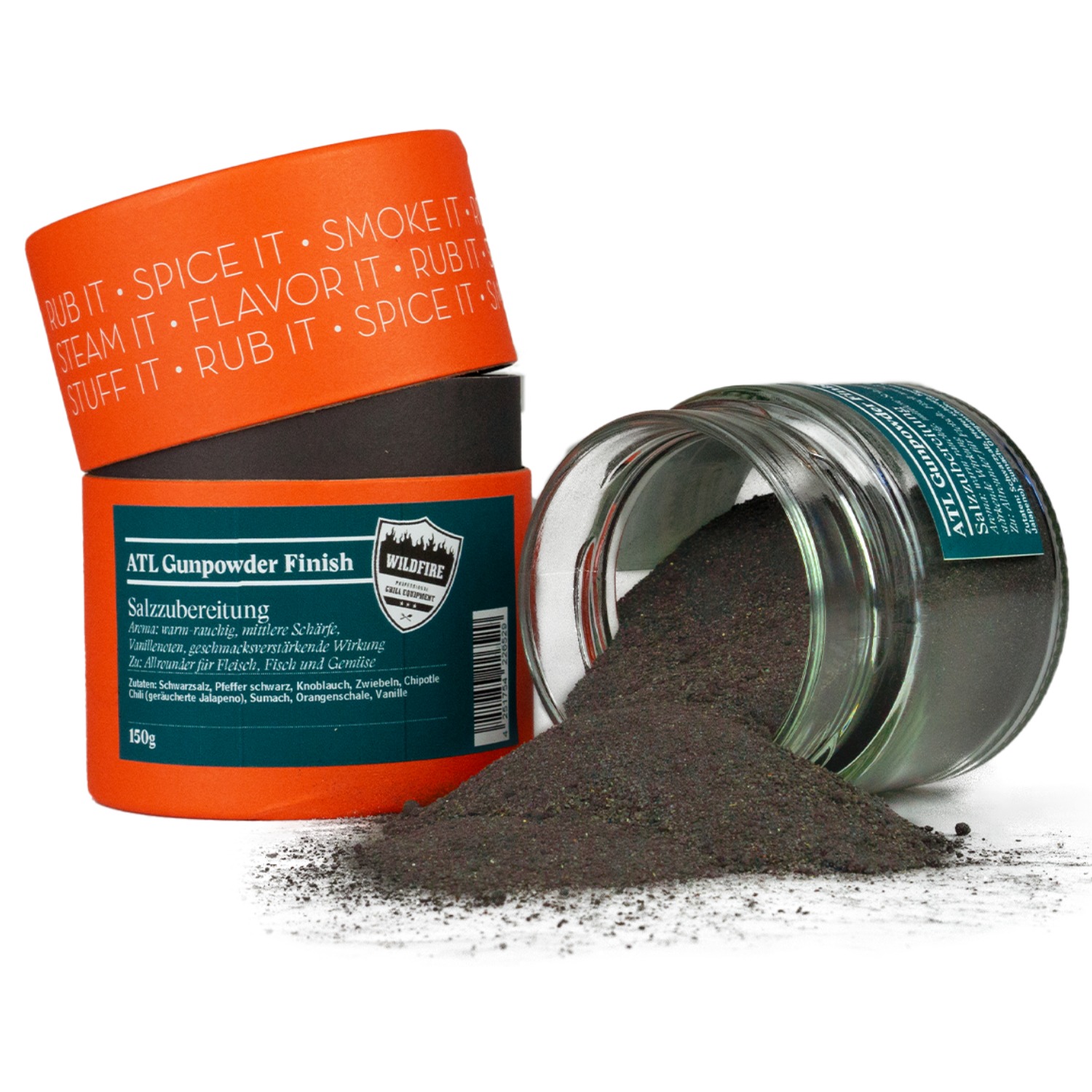 Big Green Egg ATL Gunpowder Finish Grillgewürz 150 g