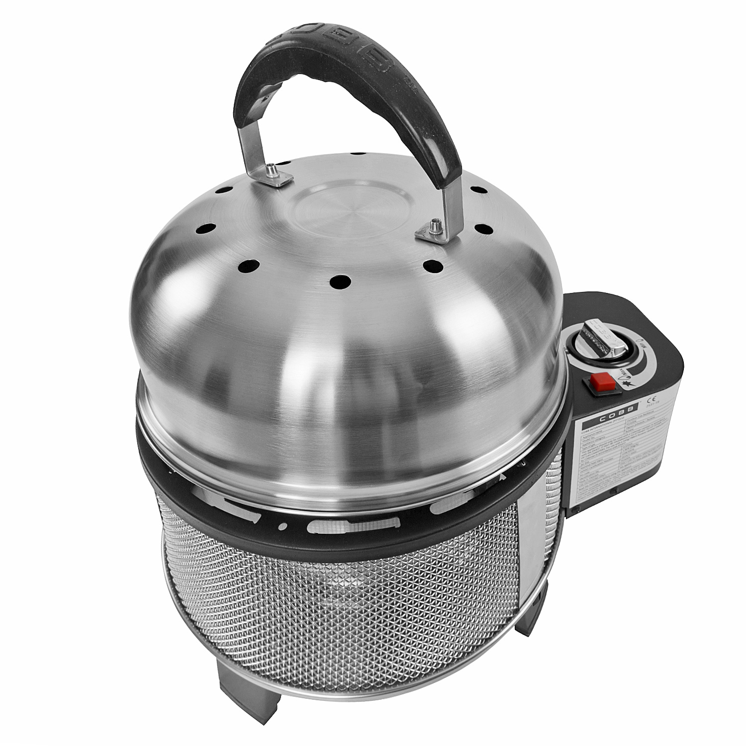 COBB Premier Gas Deluxe Gasgrill Edelstahl mit Griddle Bratenrost