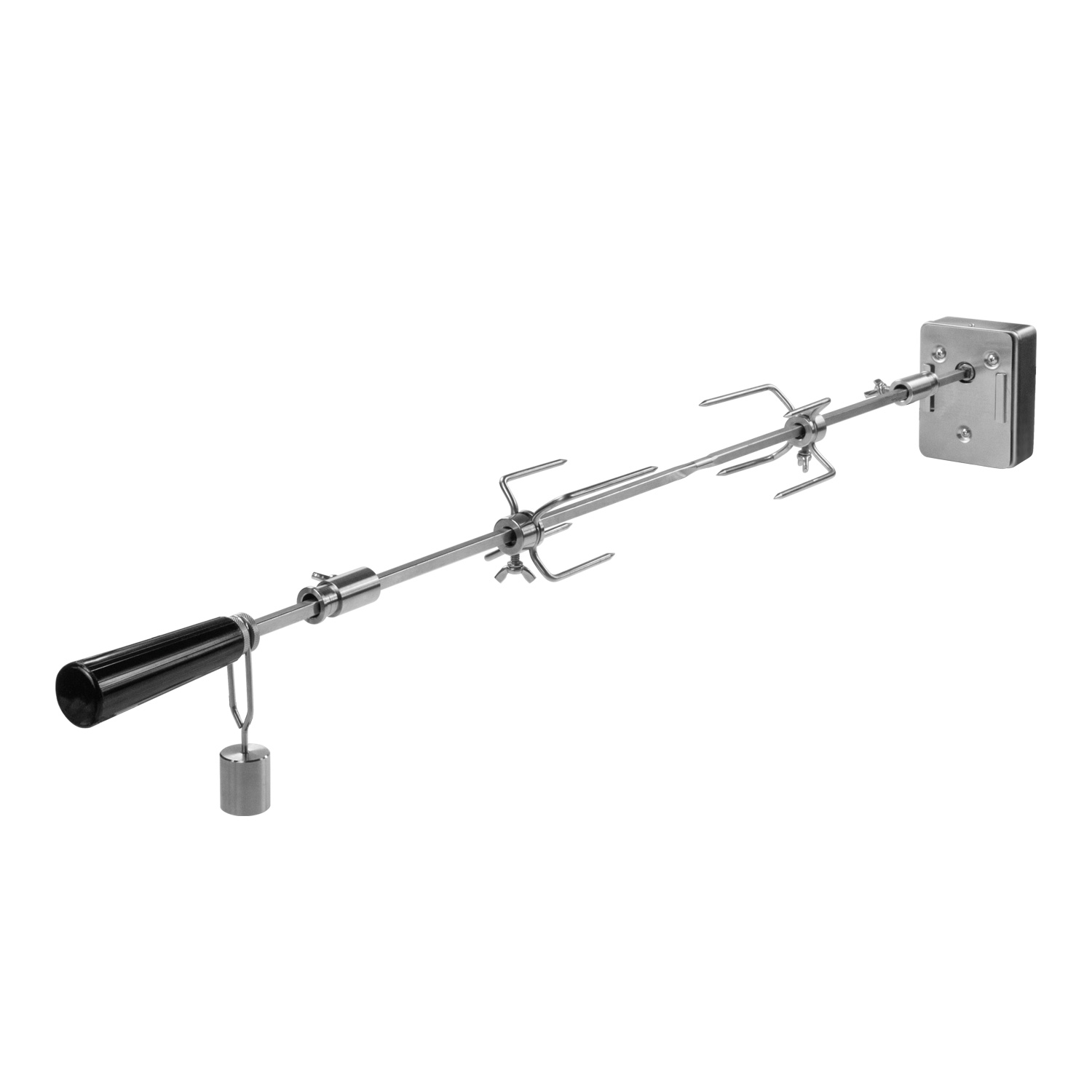 FEUERGOTT Drehspieß für Hektor 3B-S & 4B-S – neue Version (7 cm länger)