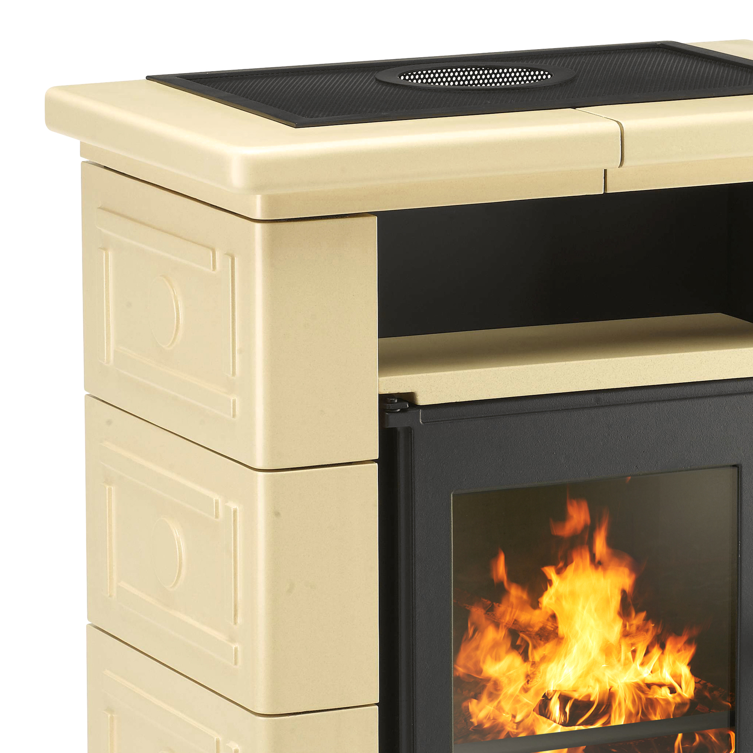 Wamsler Montafon S Kaminofen Keramik beige