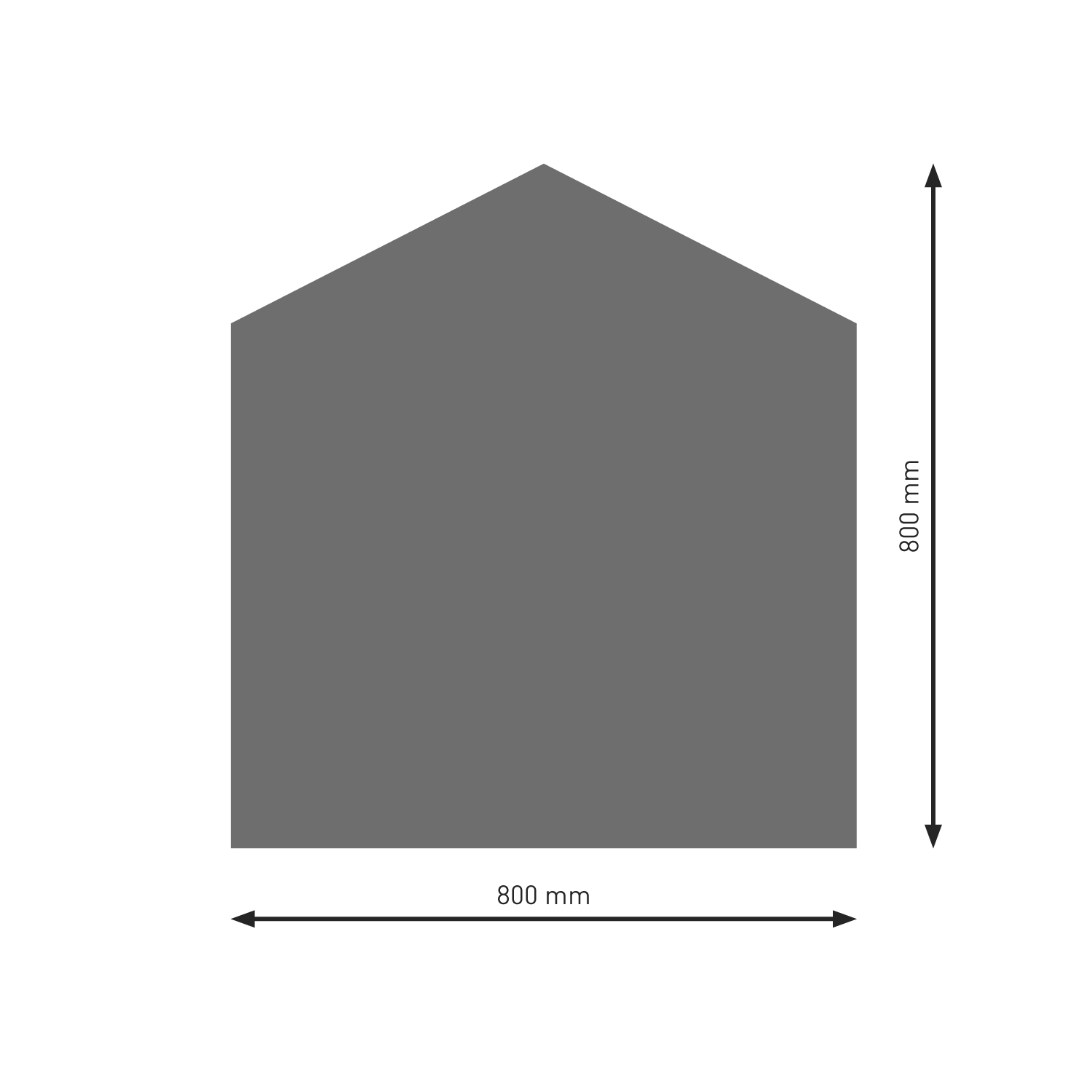 Raik Bodenplatte B4 5-Eck gussgrau pulverbeschichtet 800 x 800 mm Raik Bodenplatte B4 5-Eck gussgrau pulverbeschichtet 800 x 800 mm