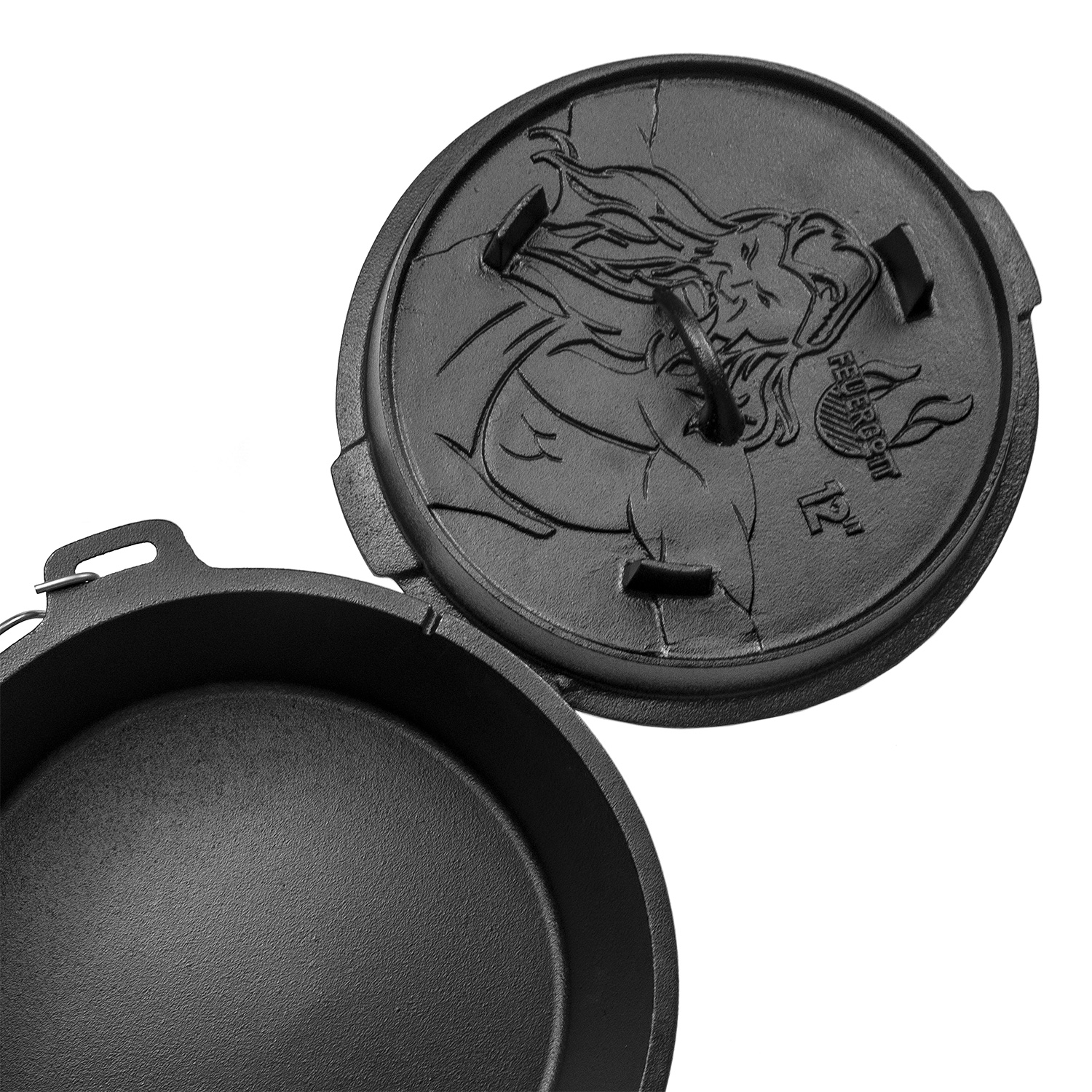 UPGRATE BBQ Chef Board passend für Weber GBS System im Set mit Feuergott Dutch Oven 6l