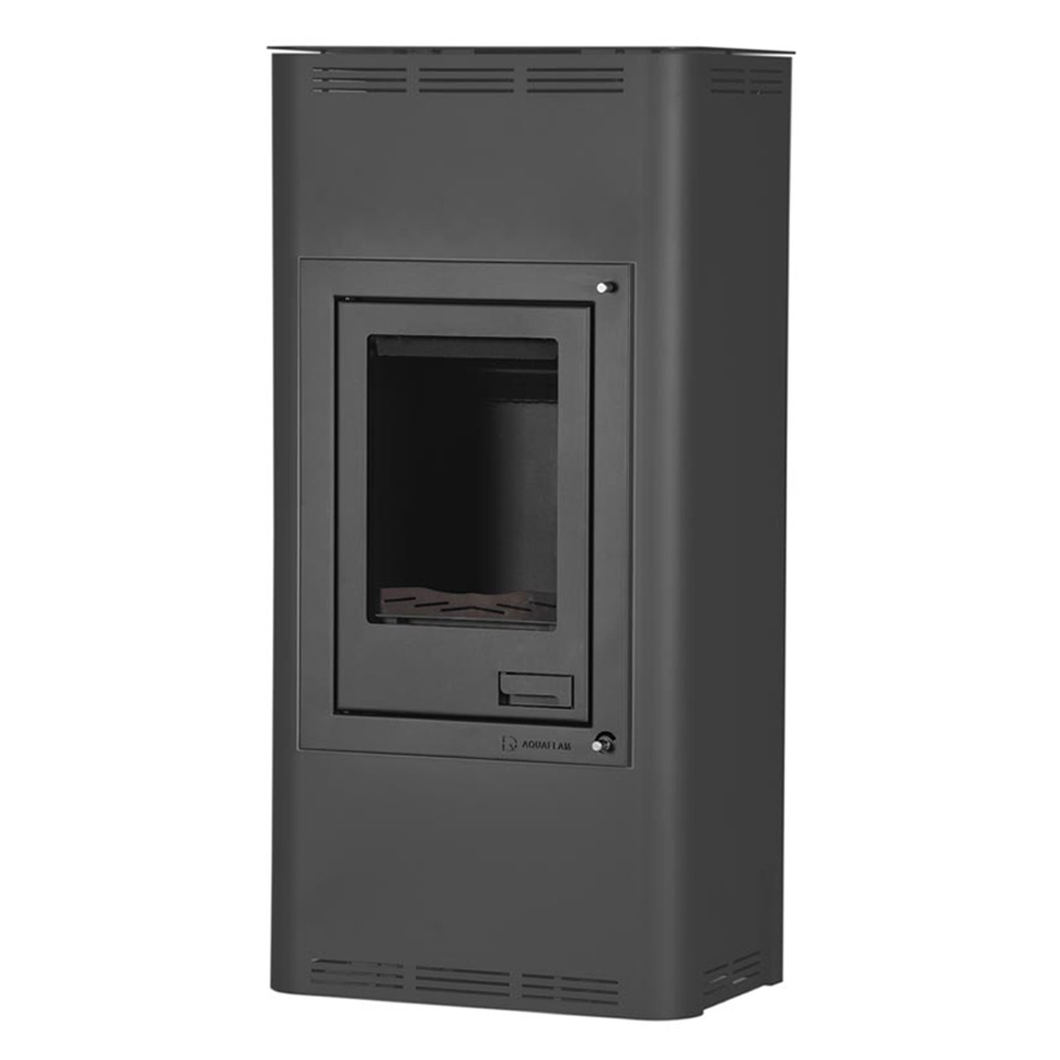 Aquaflam 12 Automatic Wasserführender Kaminofen Black