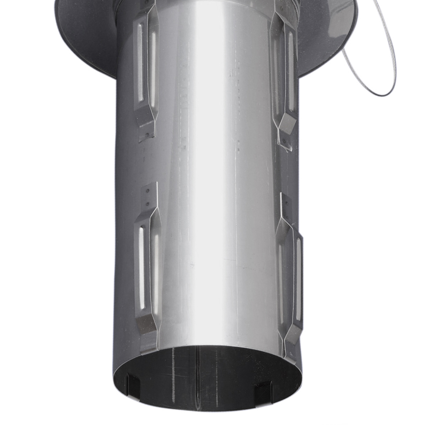 Rauchgasventilator GCK 150 mit verlängertem Einschub reduzierend Rauchgasventilator GCK 150 mit verlängertem Einschub reduzierend