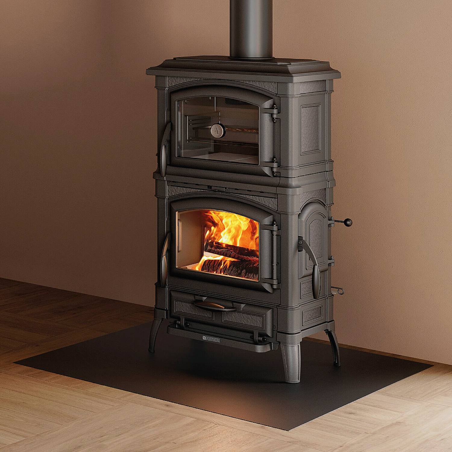 La Nordica Isetta Forno Kaminofen mit Backfach
