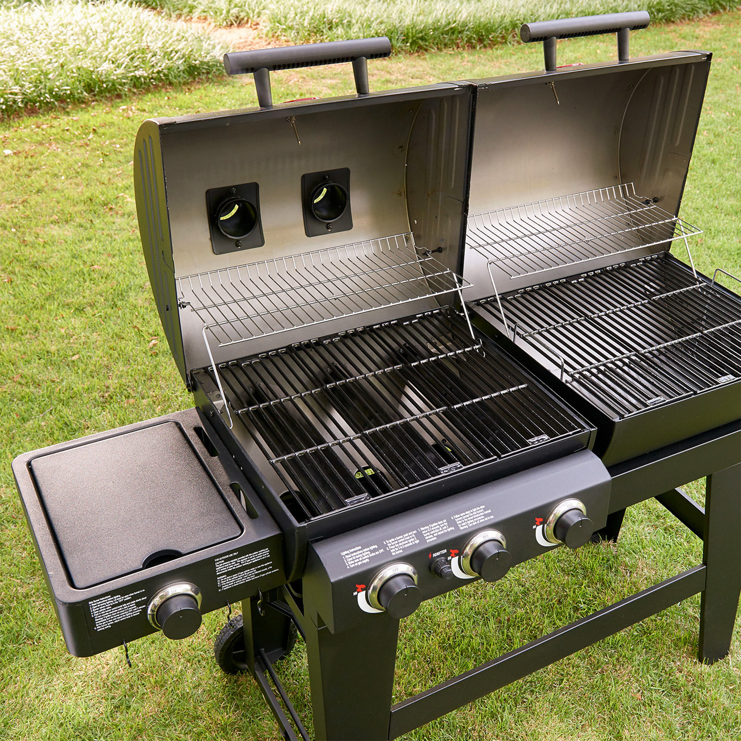 Char-Griller Double Play Gas- und Holzkohlegrill