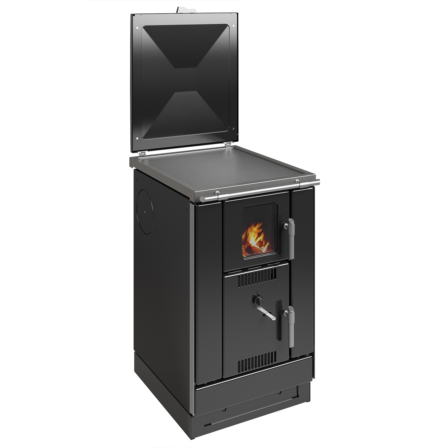 Wamsler K 158 F Küchenofen wasserführend Schwarz Stahlplatte