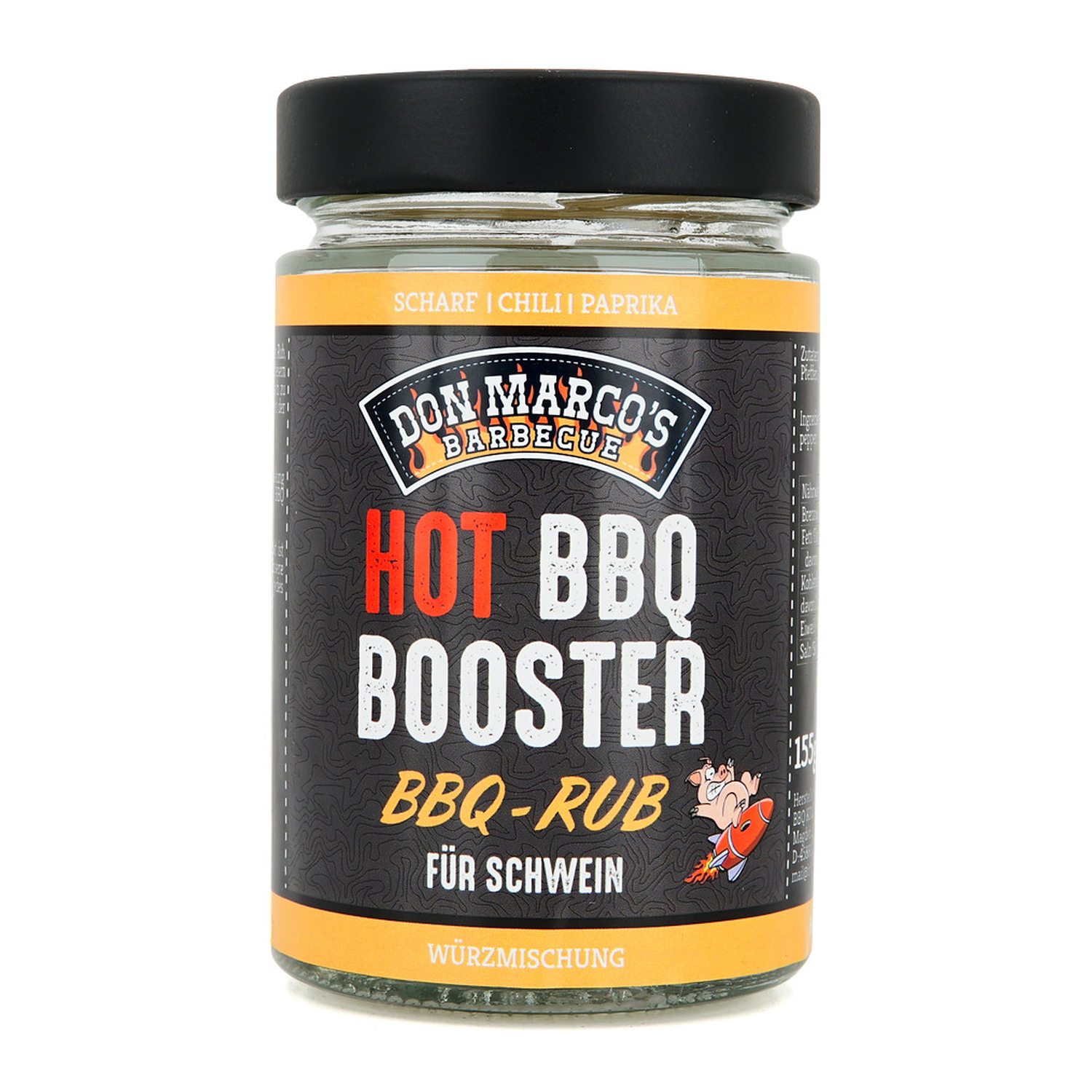 Don Marco's Rub BBQ Booster 155g Glas