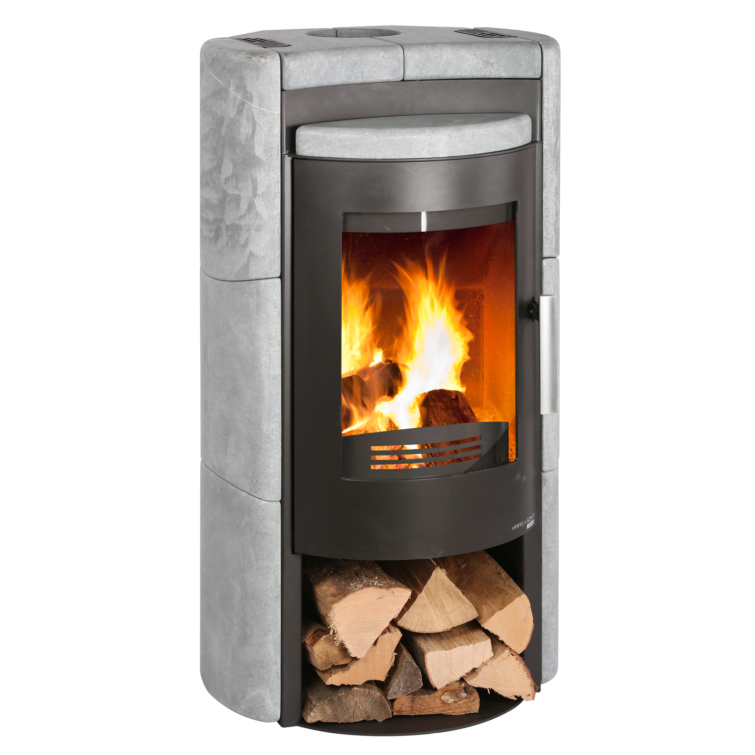 Haas+Sohn Uppsala Easy III 209.15 Kaminofen perl-schwarz/ Speckstein