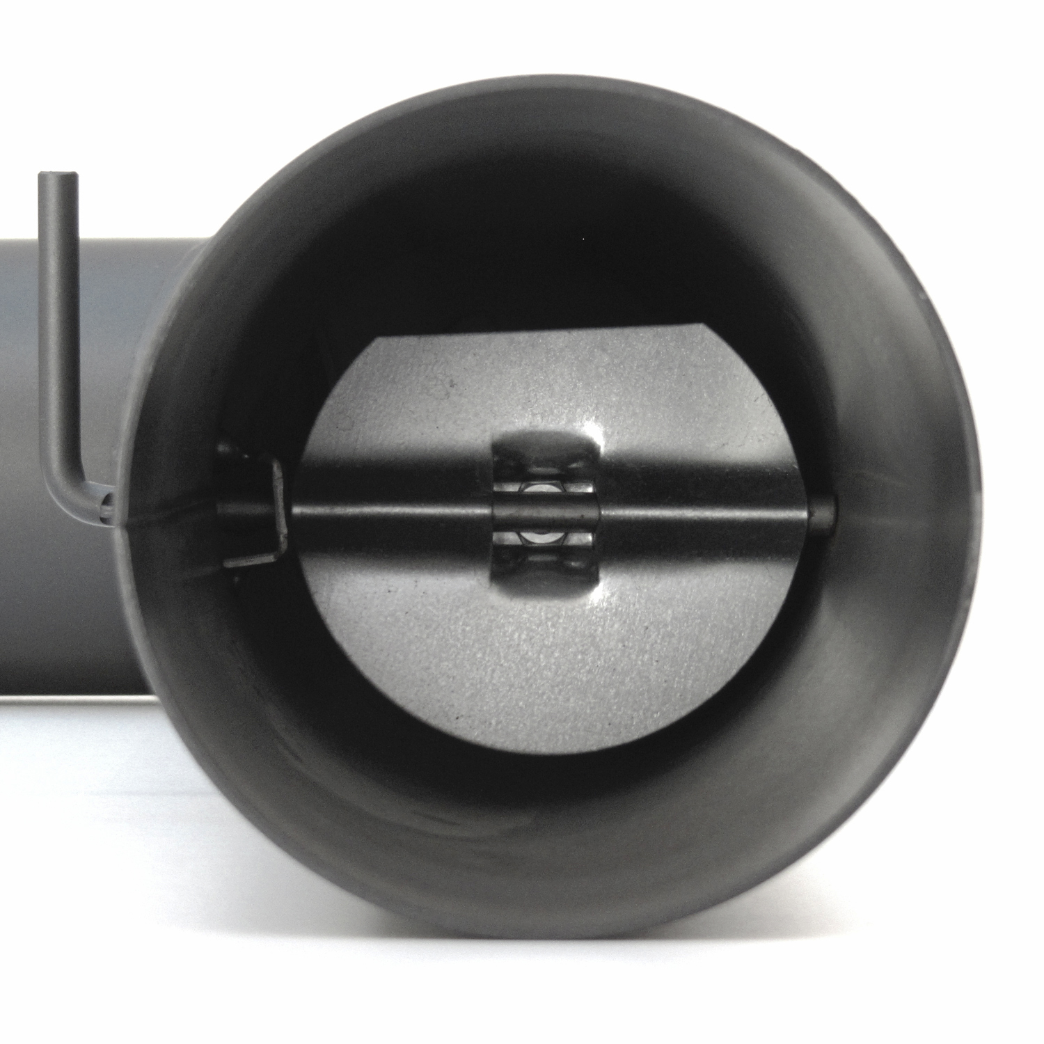 Raik Basic Rauchrohrbogen-Set 150mm gussgrau 2-teilig – eckig B-Ware