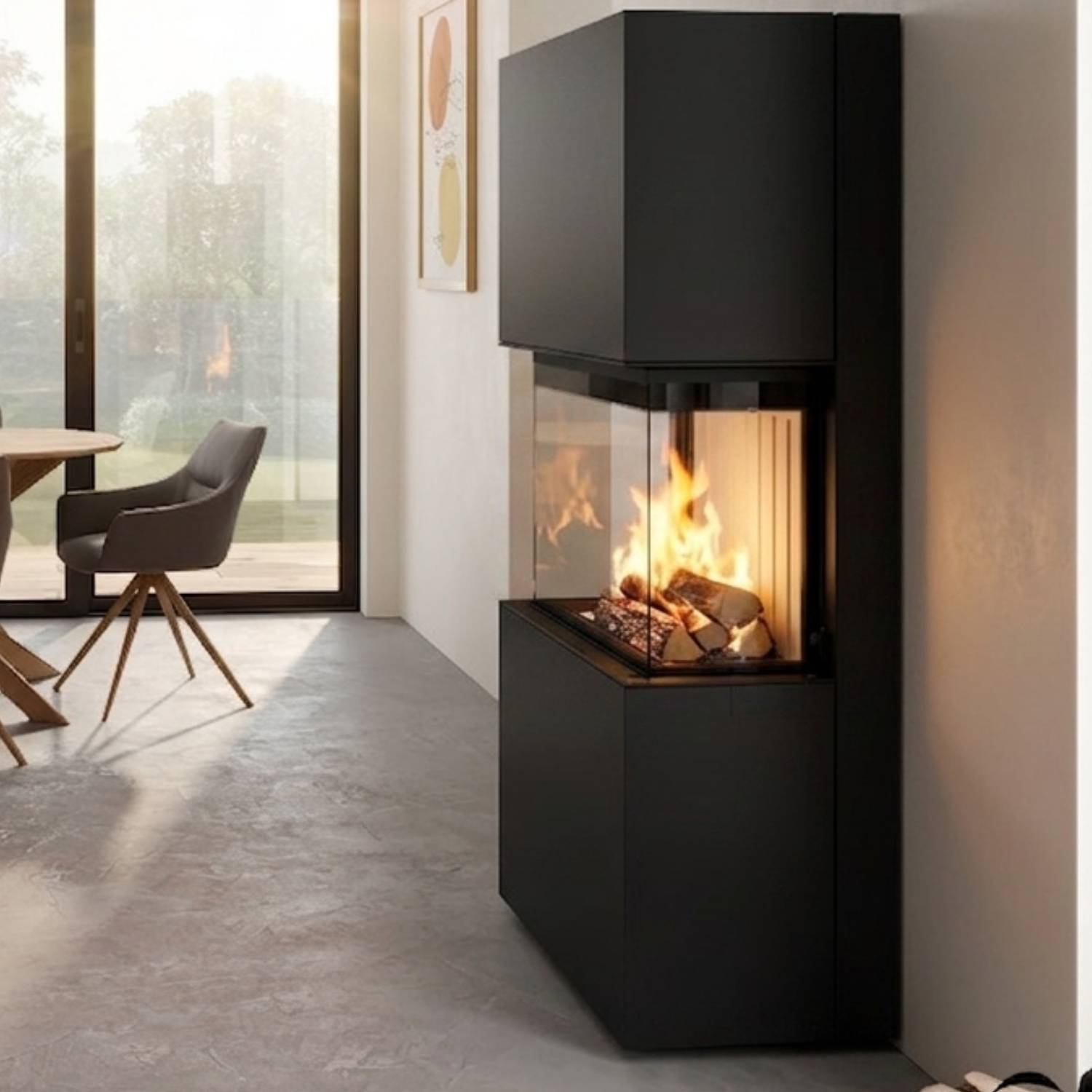 Spartherm Saphir Kaminbausatz RLA Nero