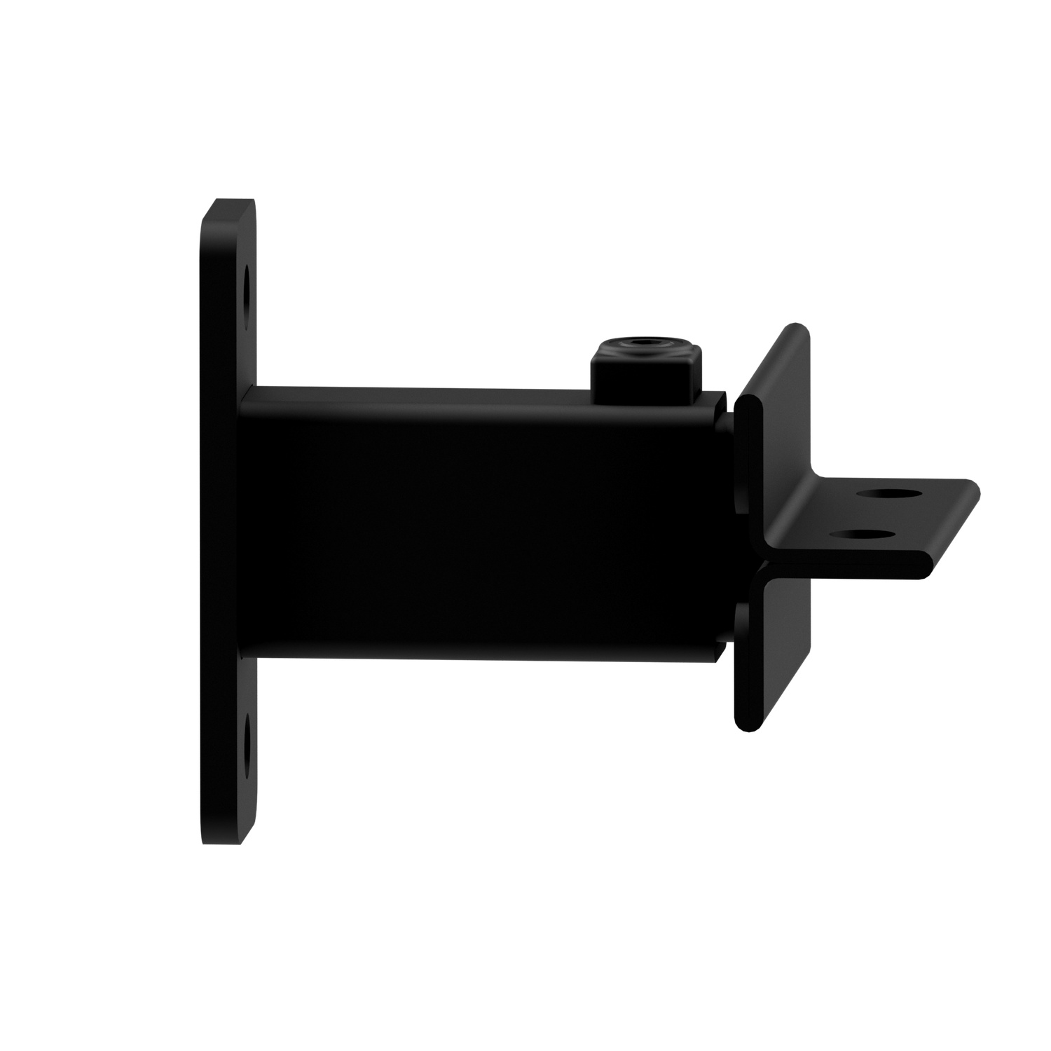 Raik Lifestyle DUO Wandhalterung schwarz für Bride 80–115mm für Rauchrohr / Ofenrohr