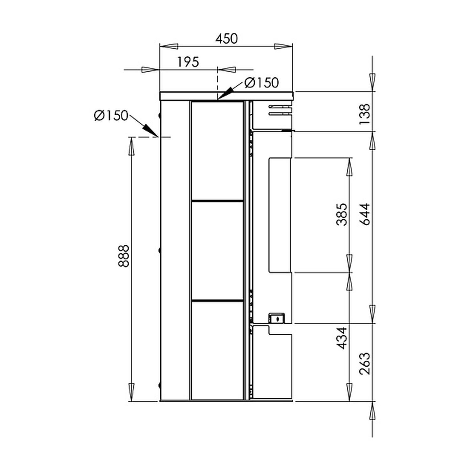 Aduro 1.1SK Kaminofen Schwarz