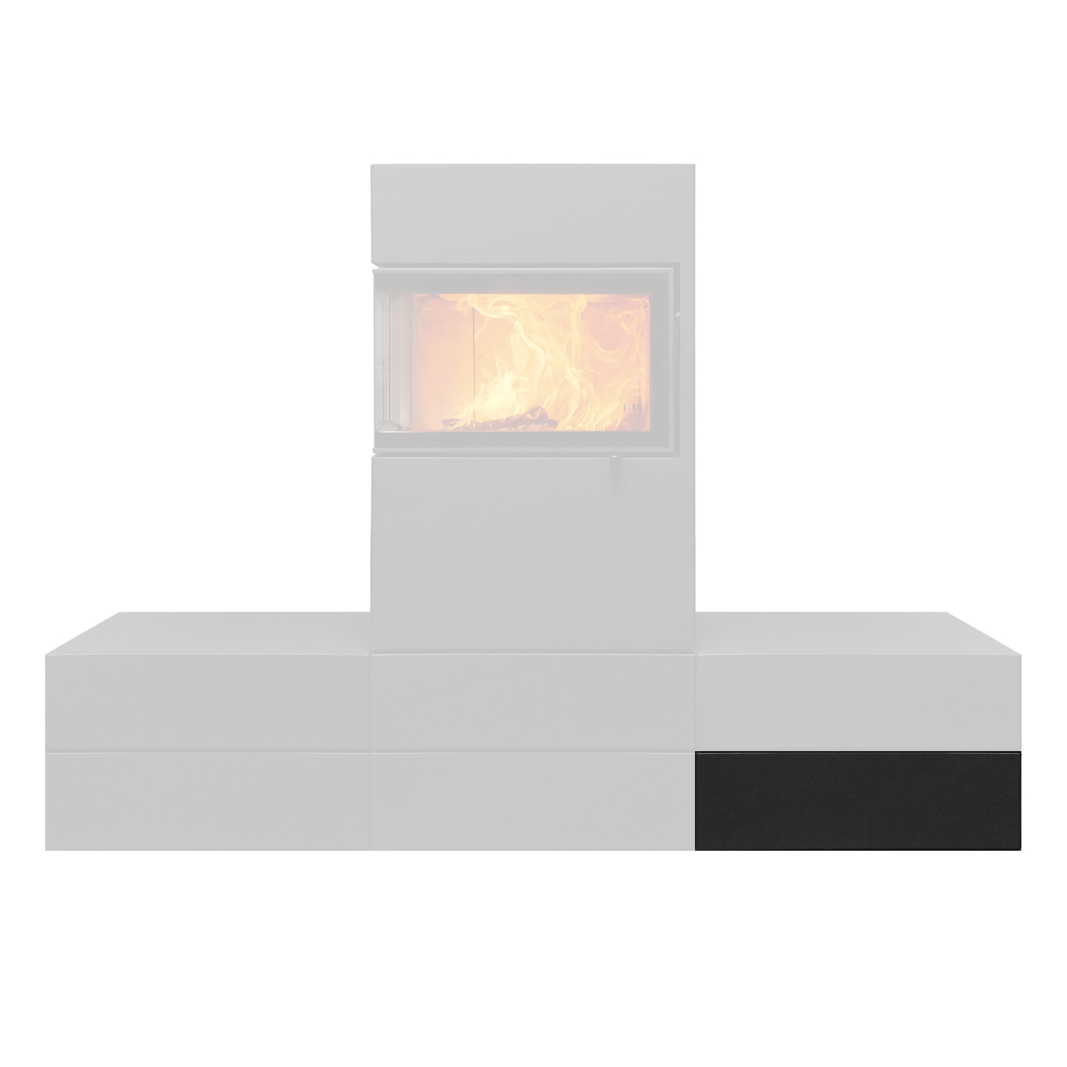 Austroflamm Dexter 2.0 & S3 Beistellbox 618 x 191 mm unten