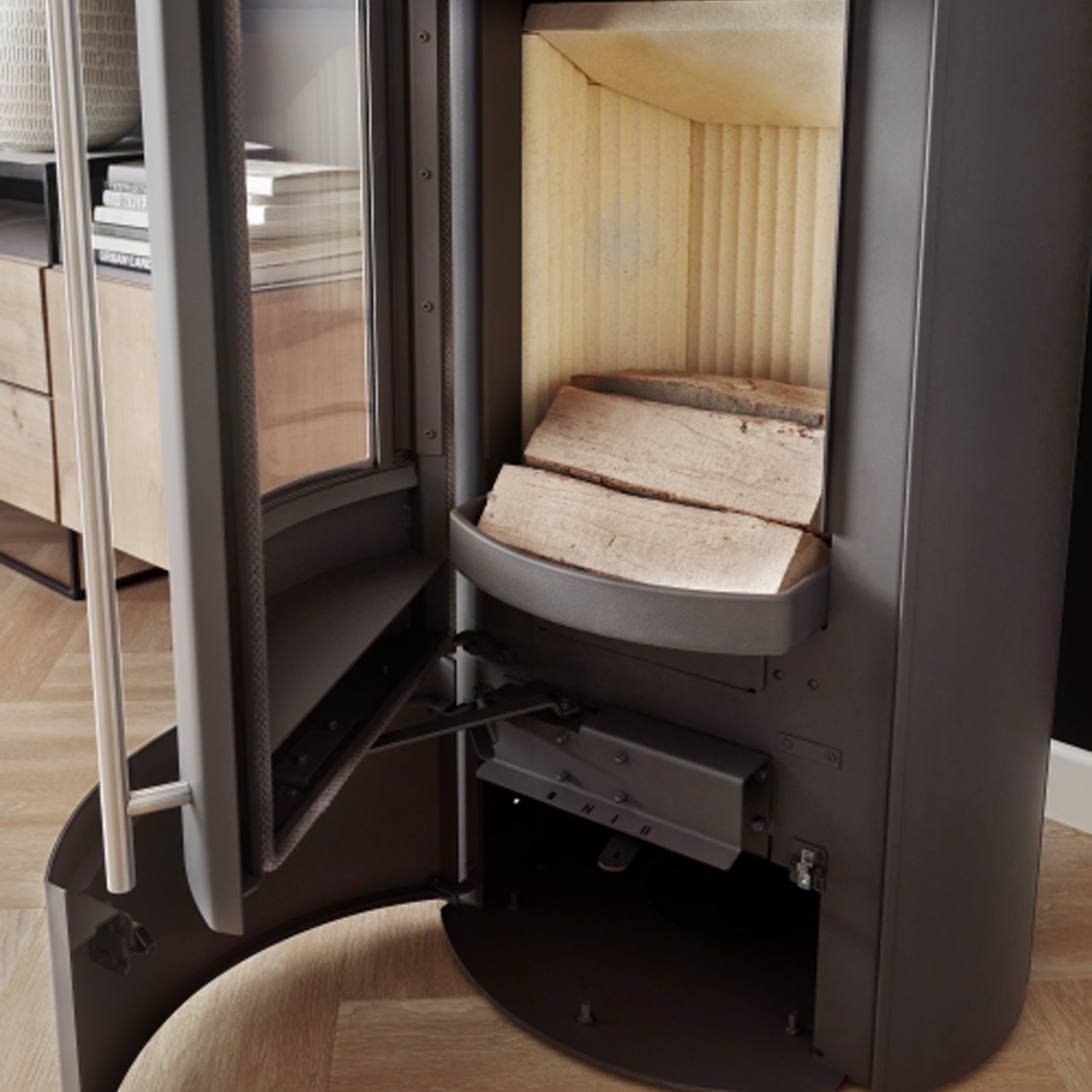 Olsberg Muna Kaminofen Stahl Schwarz