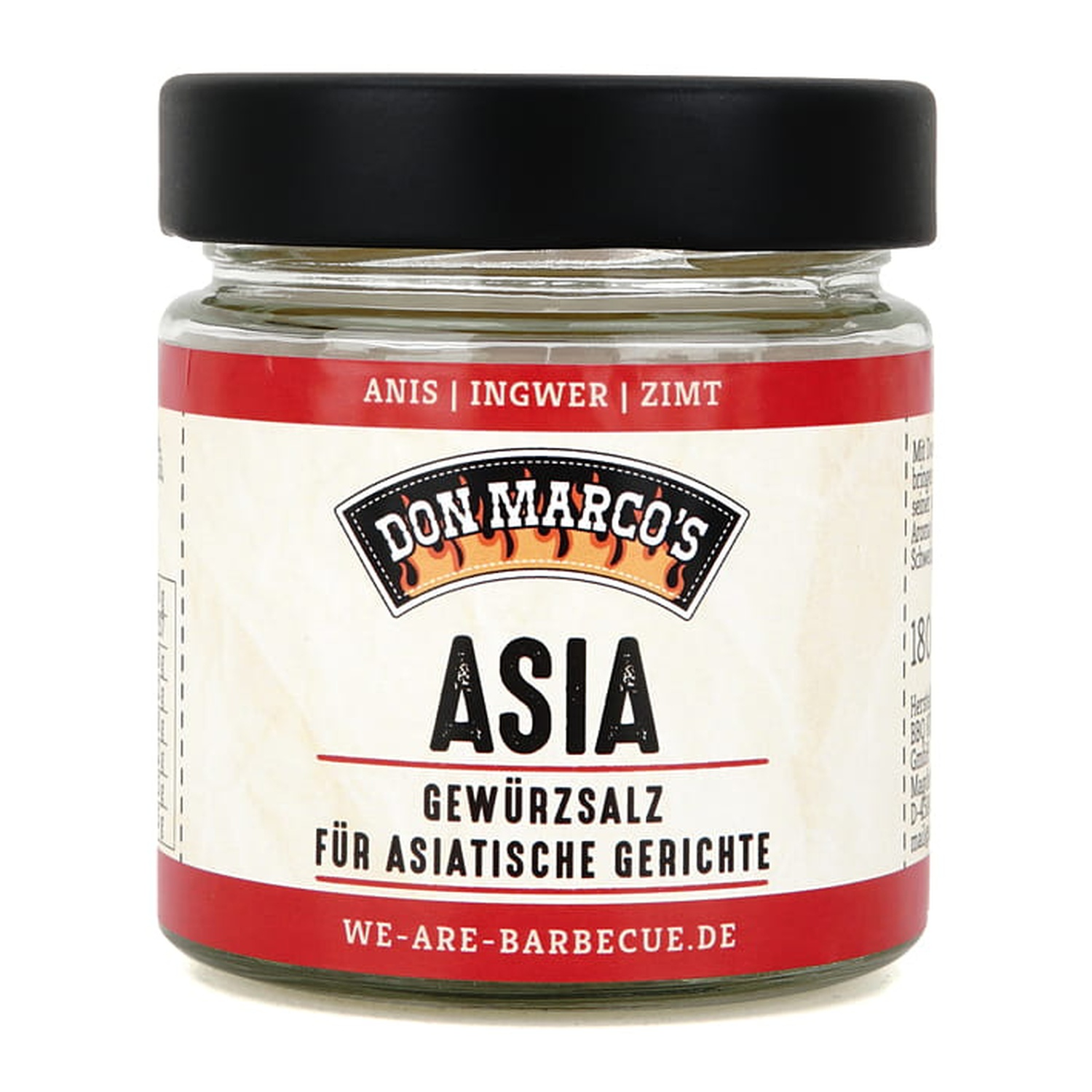Don Marco´s BBQ Gewürz Asia 180g Glas