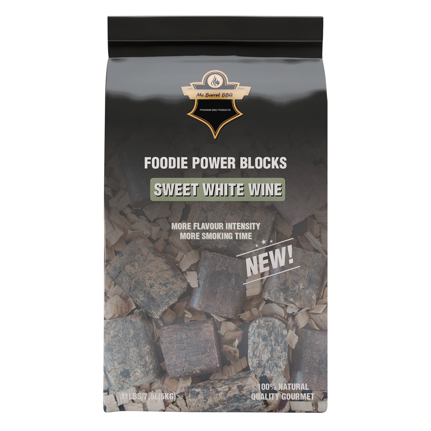 Mr. Barrel BBQ Foodie Power Blocks XL Sweet White Wine, 5 kg Mr. Barrel BBQ Foodie Power Blocks XL Sweet White Wine, 5 kg