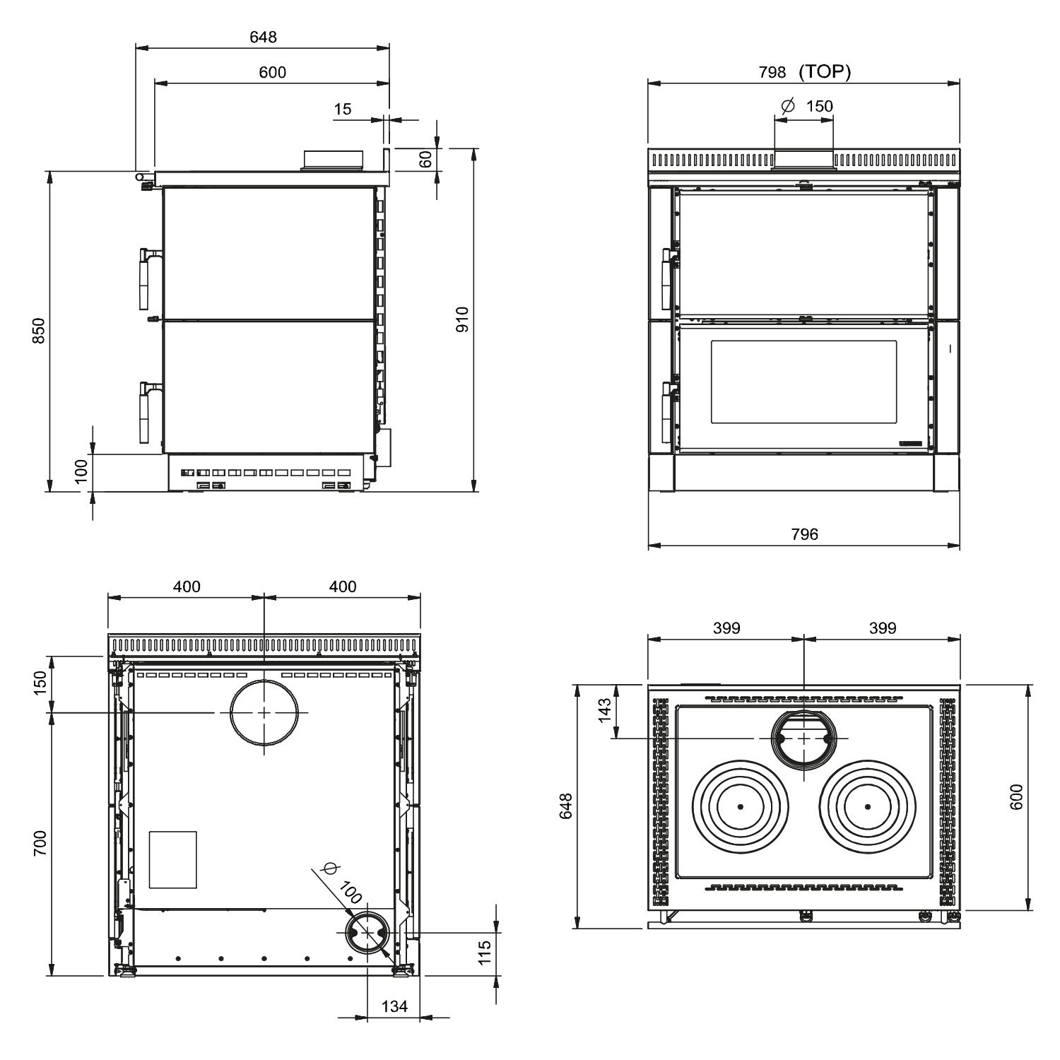 La Nordica Verona XXL Petra Küchenofen Naturstein La Nordica Verona XXL Petra Küchenofen Naturstein