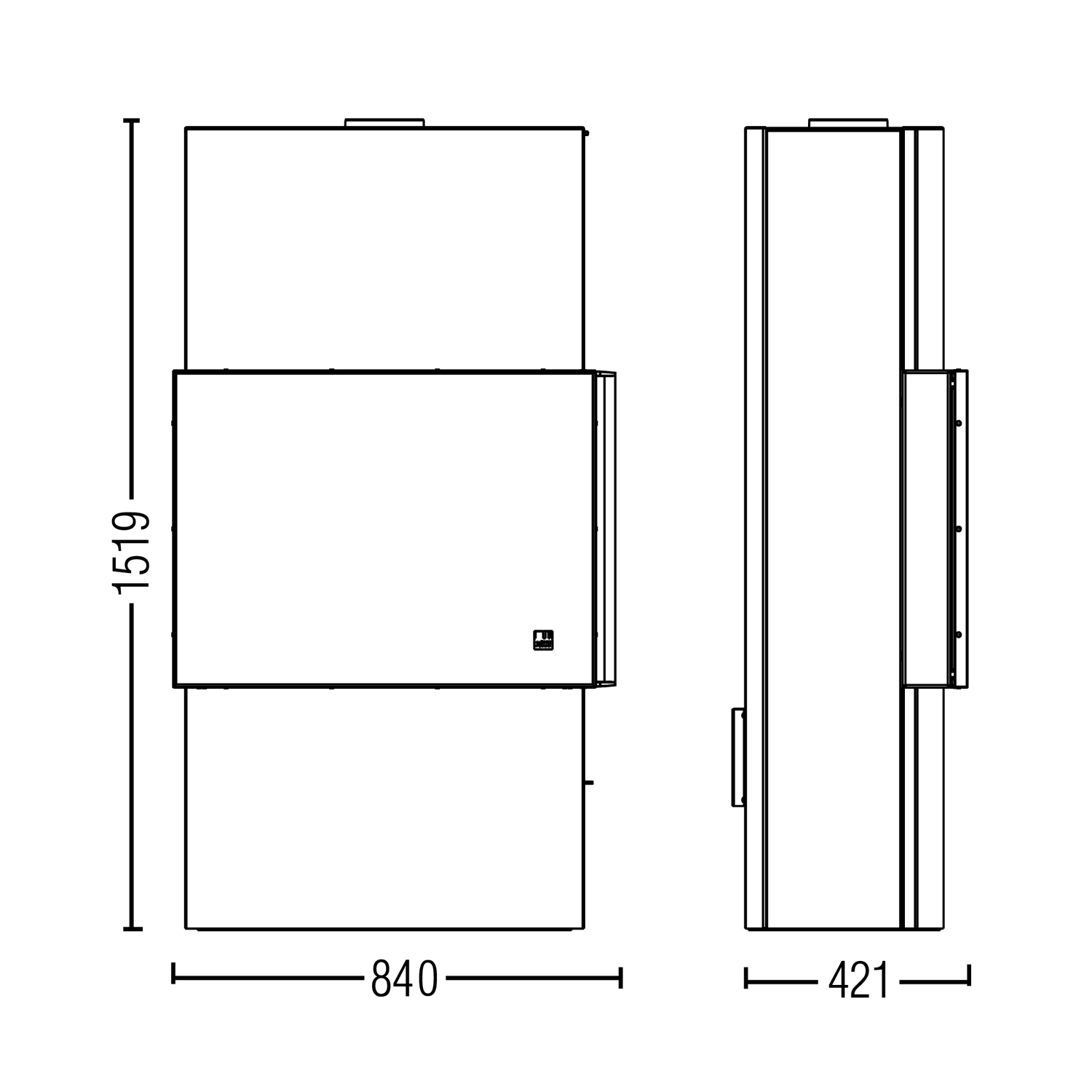 Austroflamm Lounge Xtra Kaminofen Stahl gussgrau, RR oben oder hinten