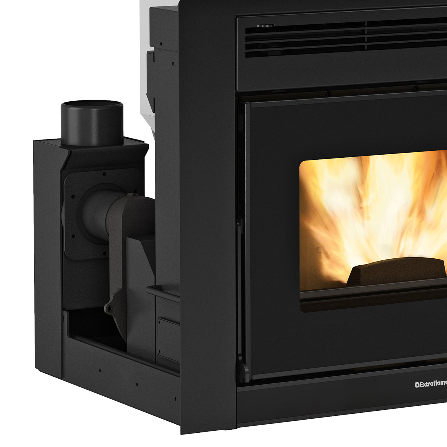 Extraflame Comfort Idro L80.16 Wasserführender Pelleteinsatz