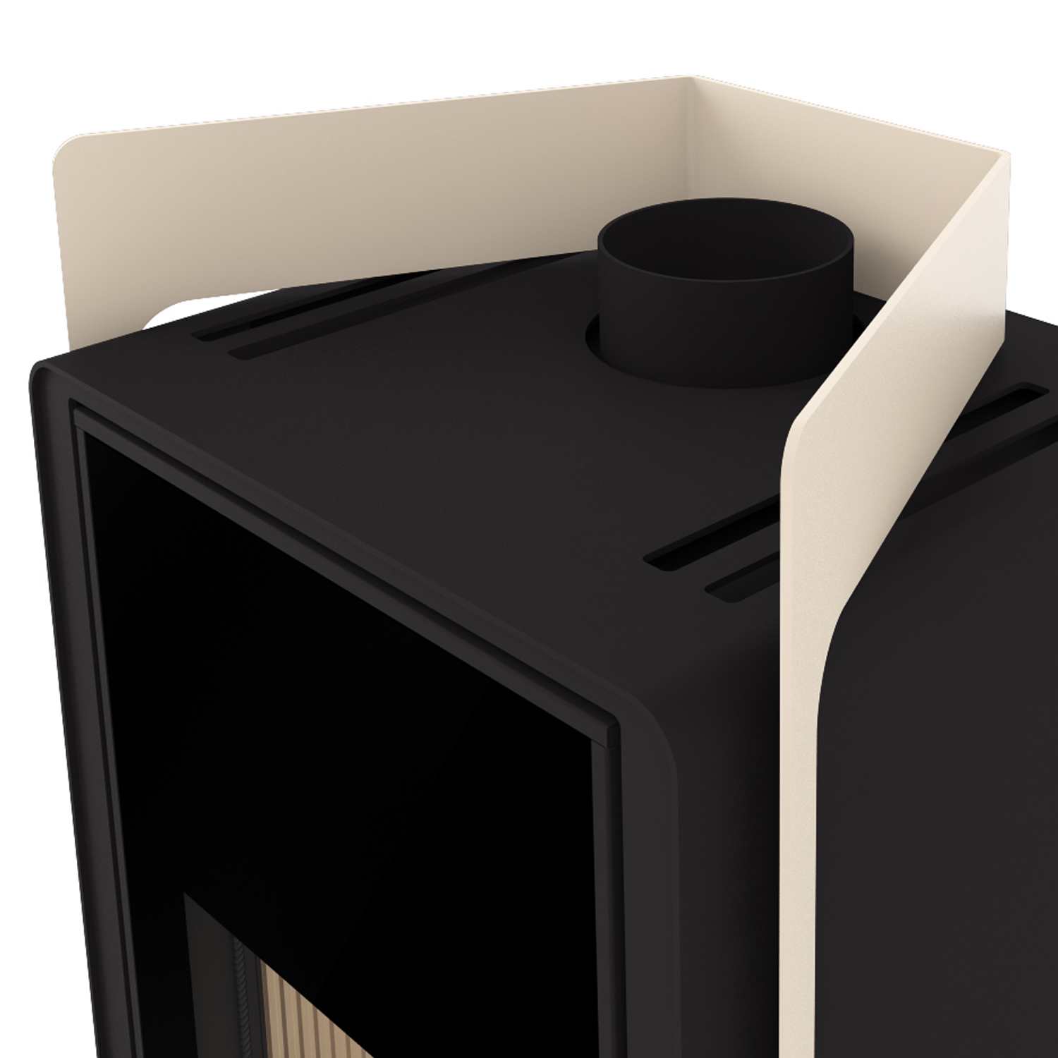 HS Flamingo Deluxe Pulau Kaminofen Creme