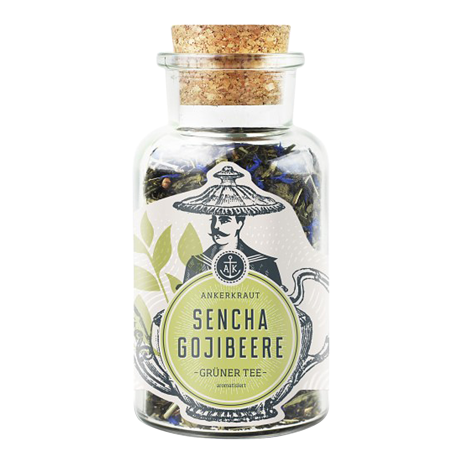 Ankerkraut Sencha Gojibeere Grüntee 85 g Ankerkraut Sencha Gojibeere Grüntee 85 g