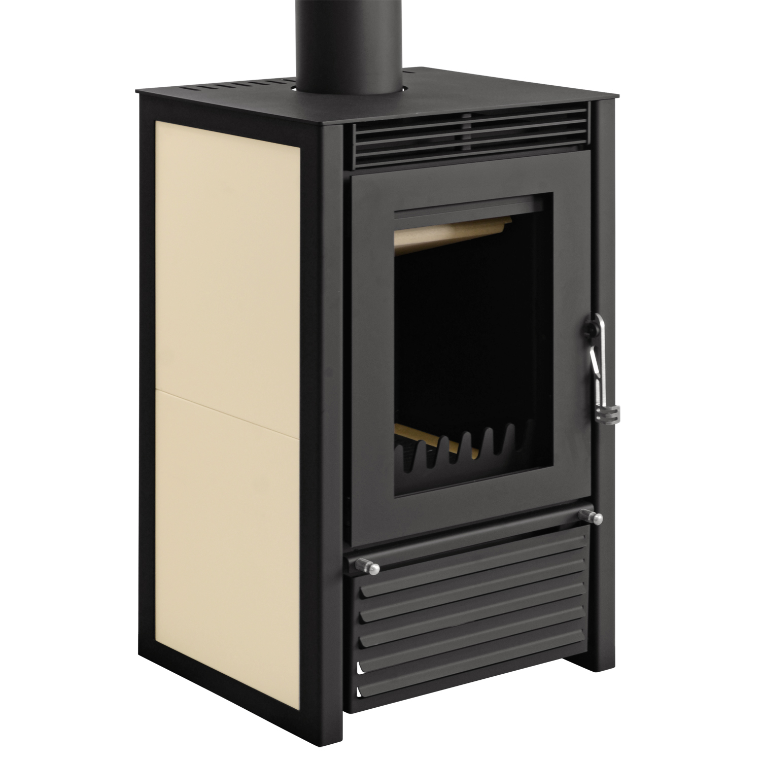 Kaminofen wasserführend Schmitzker Marbella Compact schwarz Kaminofen wasserführend Schmitzker Marbella Compact schwarz