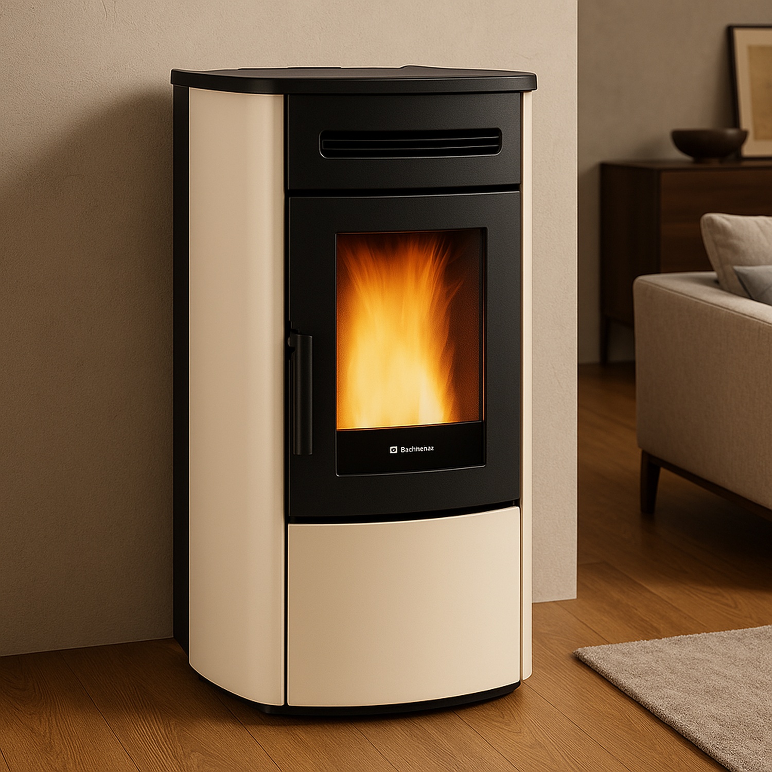 Extraflame GUENDA IDRO 5.0 - Elfenbein wassergeführter Pelletofen EVOLUTION LINE