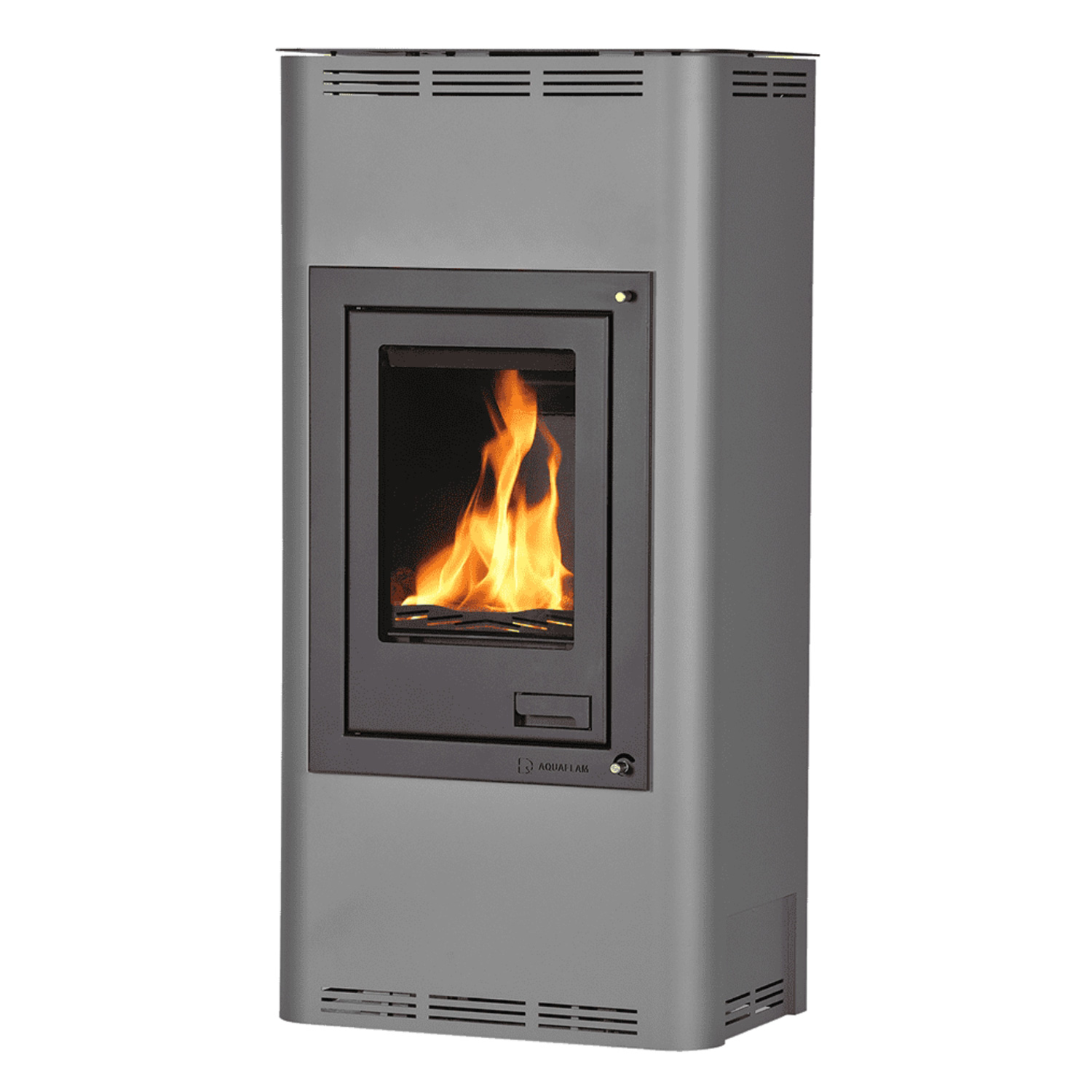 Aquaflam 7 Automatic Wasserführender Kaminofen Grey