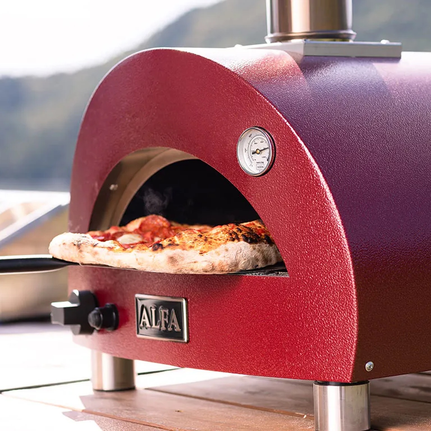 Alfa Moderno Portable Gas-Pizzaofen antikrot 50mbar